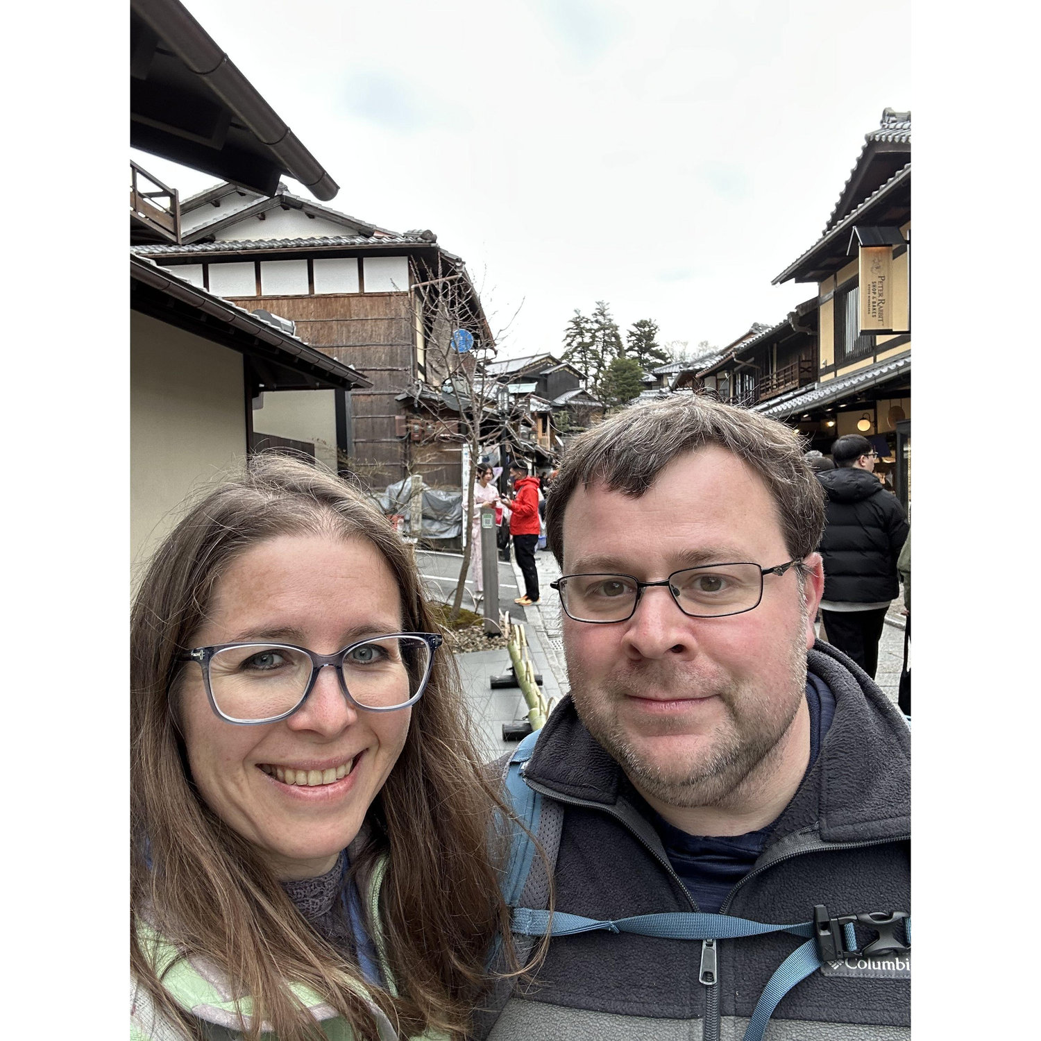 Shopping near the temples in Kyoto