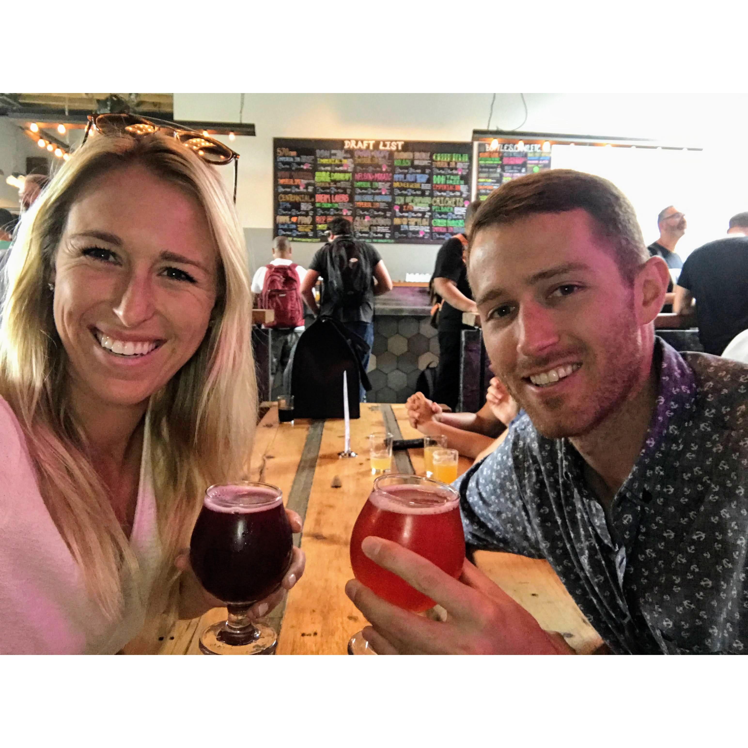 Always drinking sour beers together