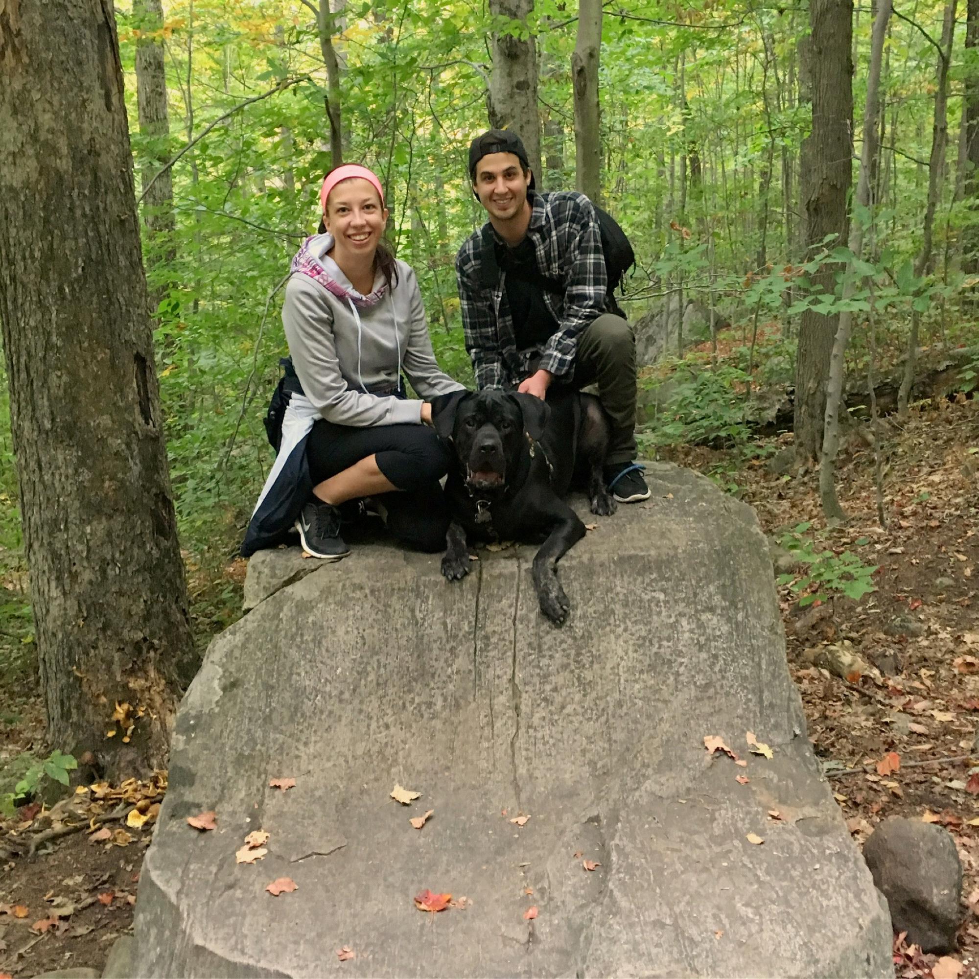 Hiking Panther Mountain with our boy, Porter!