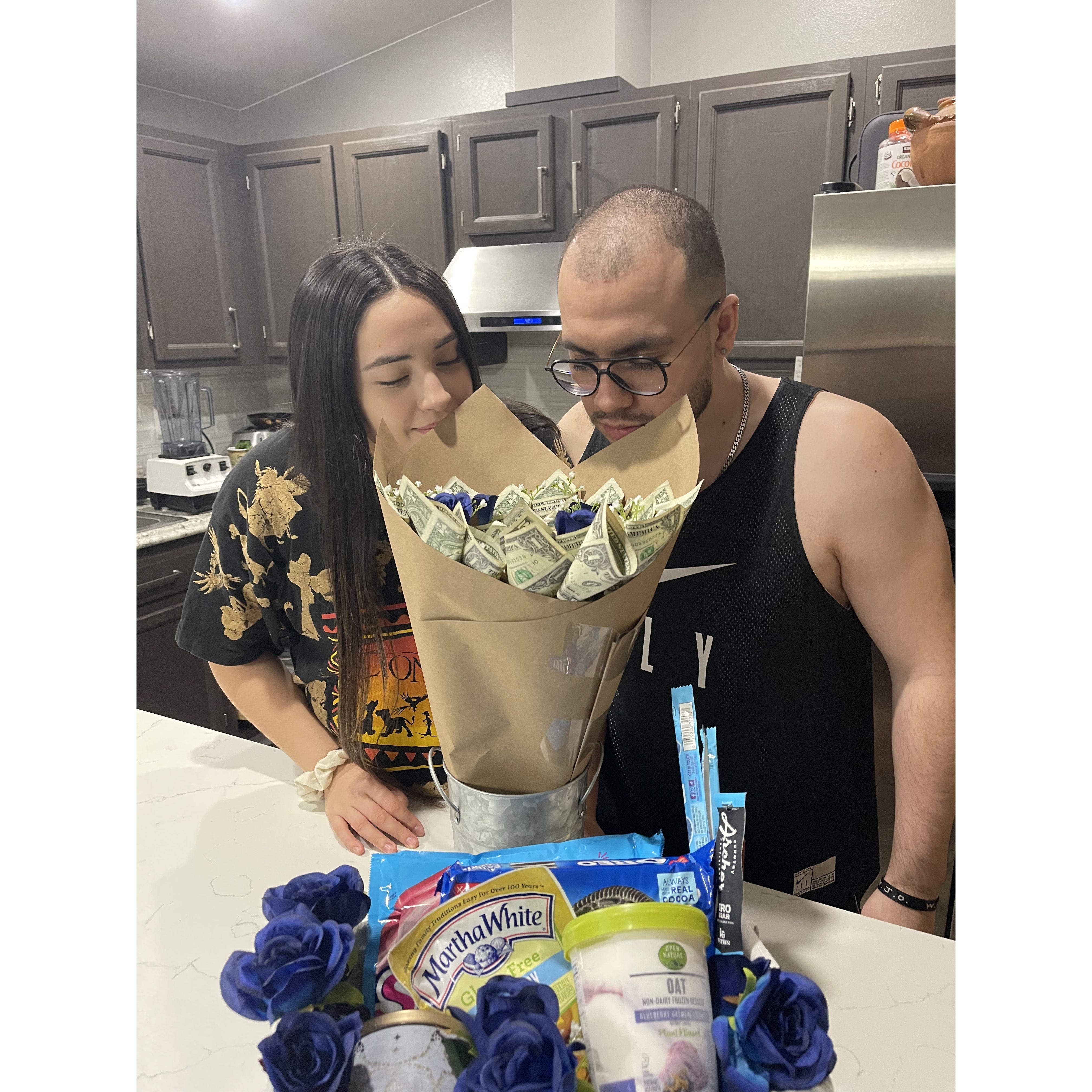 My birthday gift to him <3