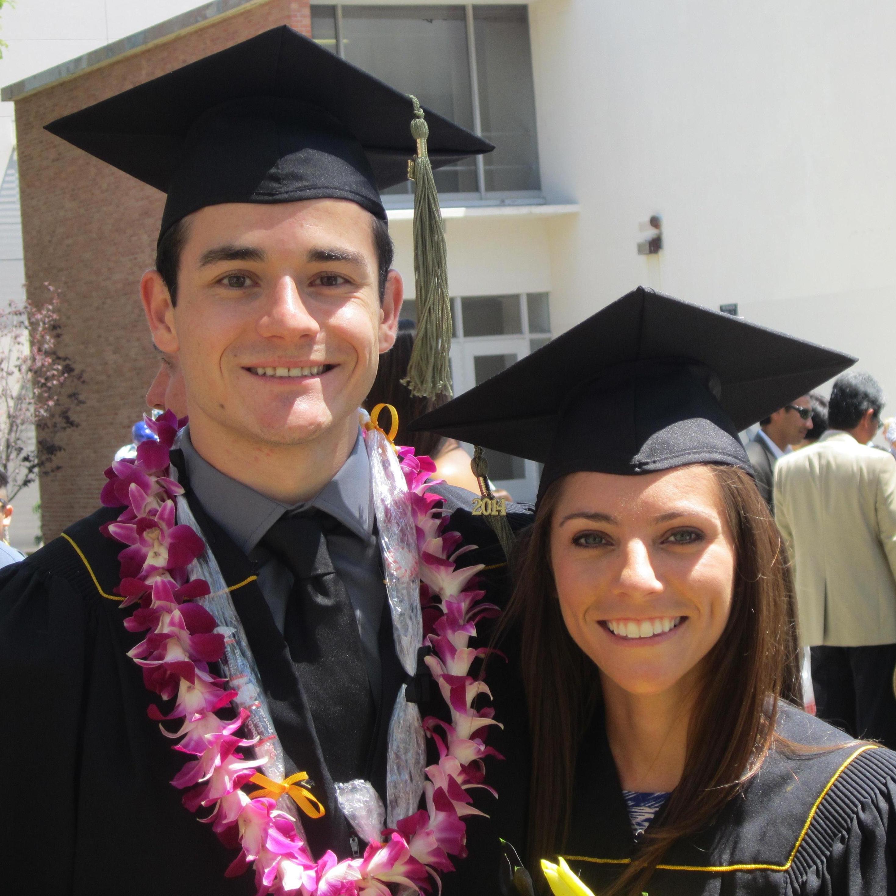 Graduation from Long Beach State - May 2014