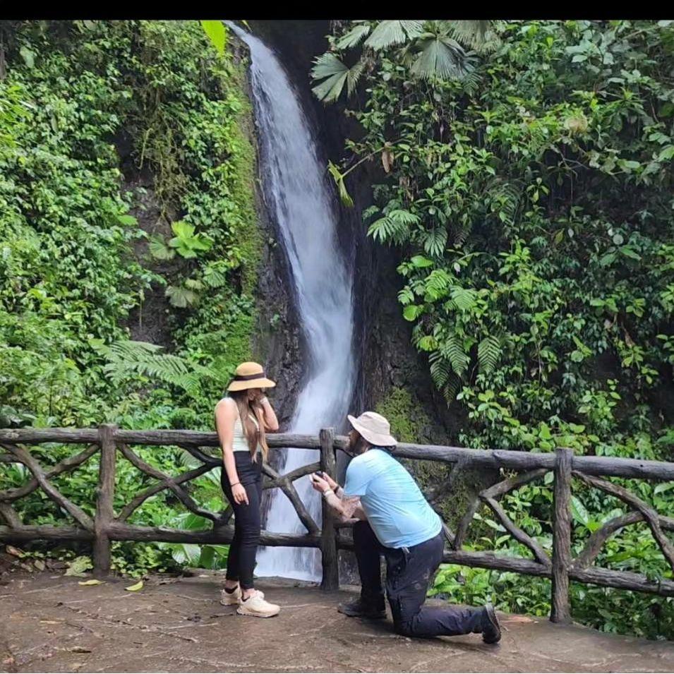 When Mike popped the question