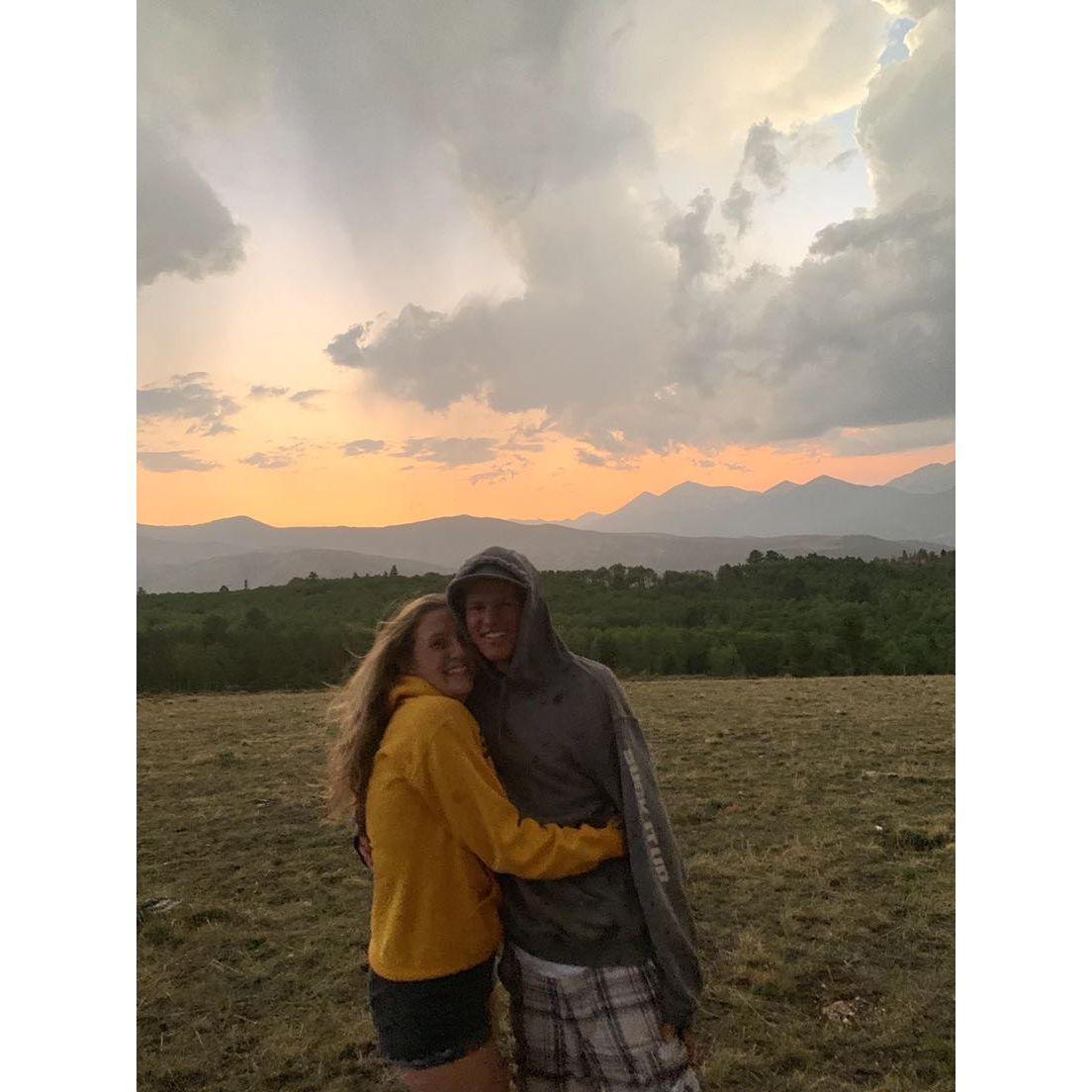 The first picture we took together