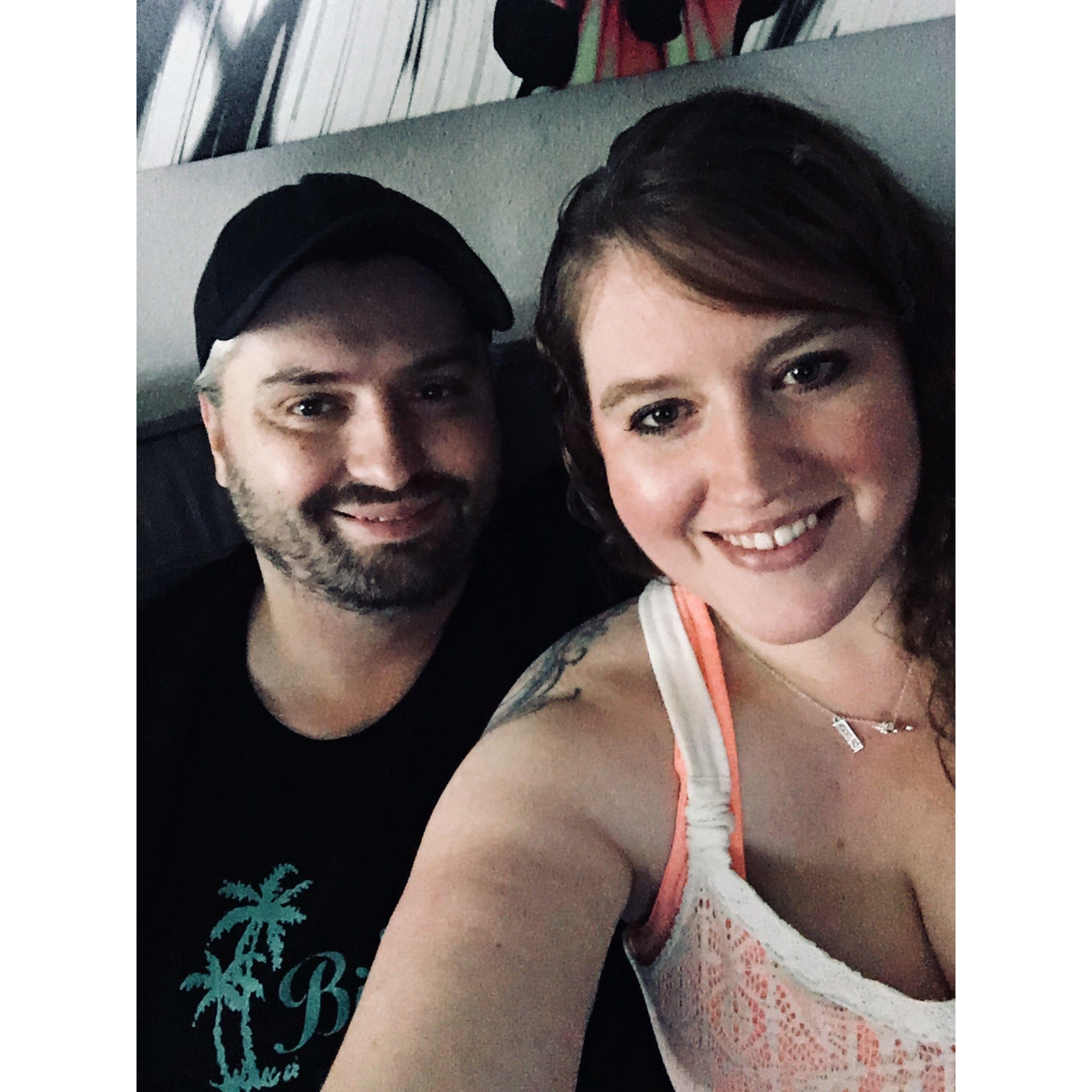 Our first date in July 2018