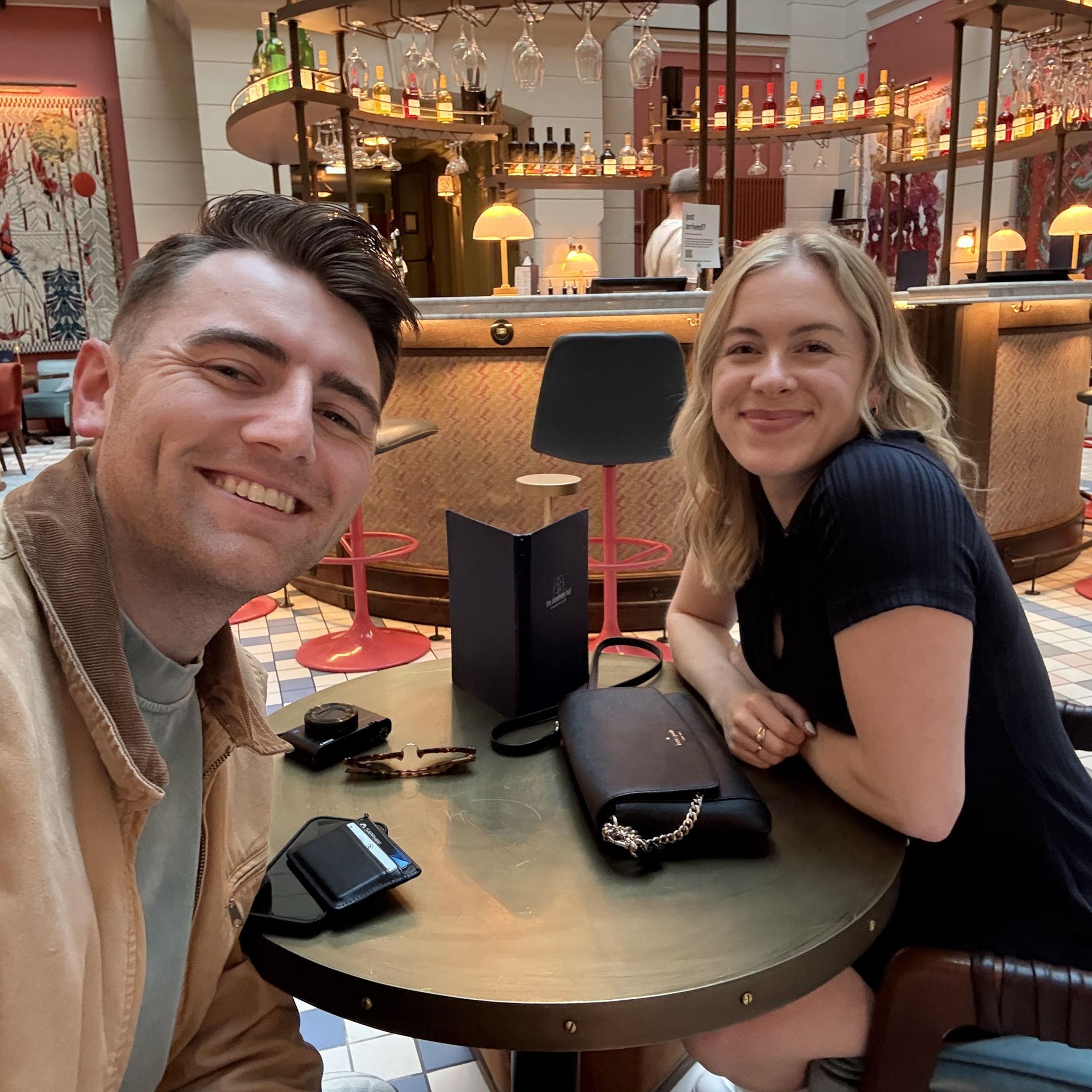 First day in Copenhagen - little did Elizabeth know, Taylor was going to propose the next day!