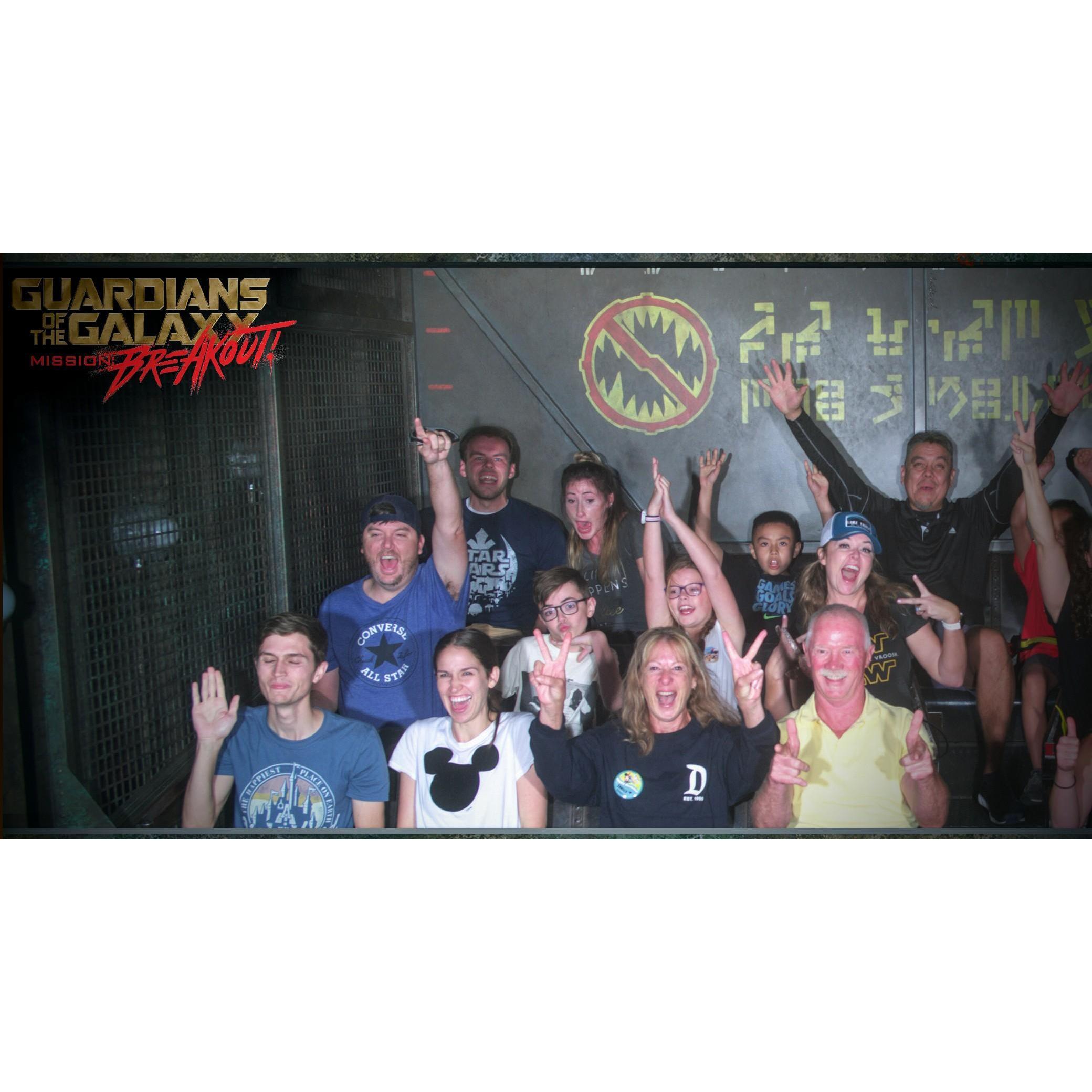 The new "Guardians of the Galaxy: Mission Breakout" ride was nothing short of well..you can decide which word fits there the best!