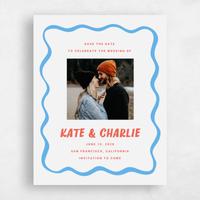 Blue Wedding Save the Date - Key West Photo