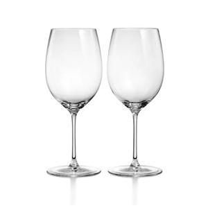 Tiffany & Co. Red Wine Glasses in Crystal Glass, Set of Two
