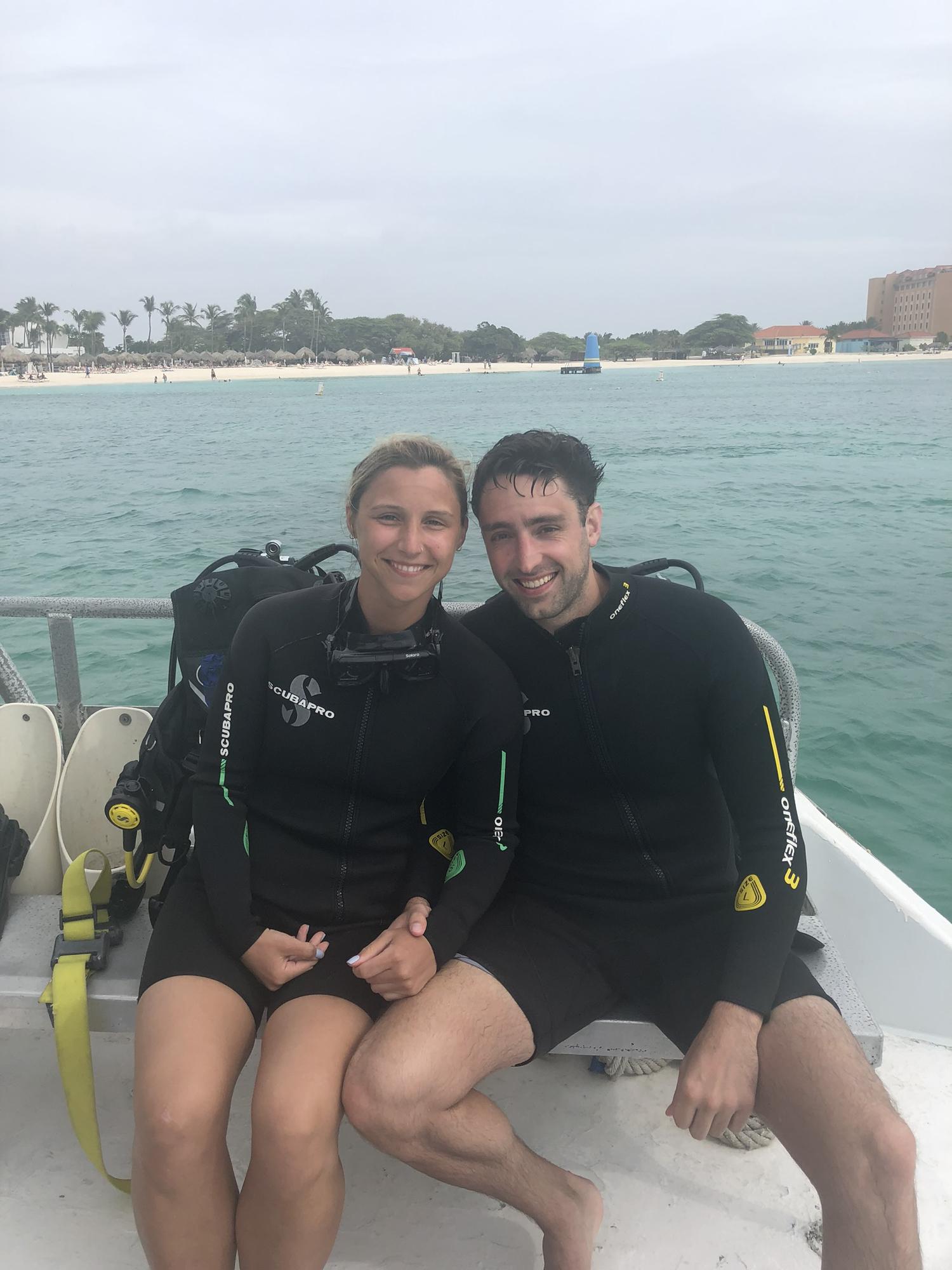 First trip together, where we discovered our shared love for sunshine, adventure and scuba diving!