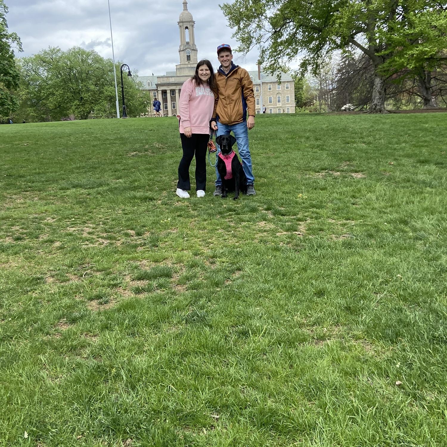 First visit to Penn State!