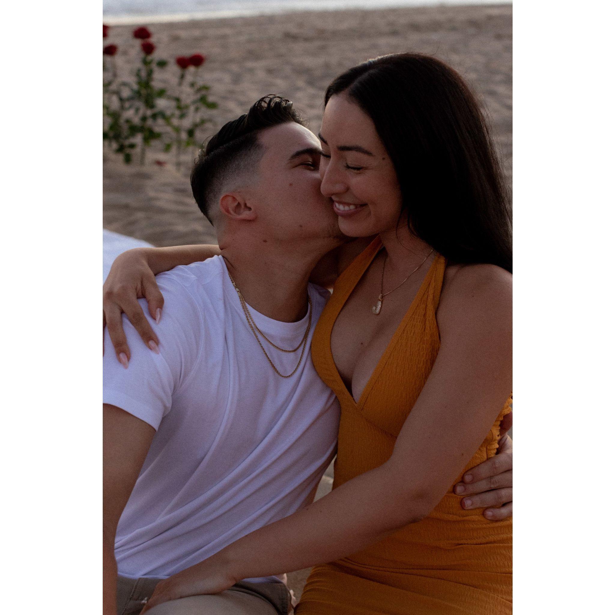 engagement photos in huntington beach