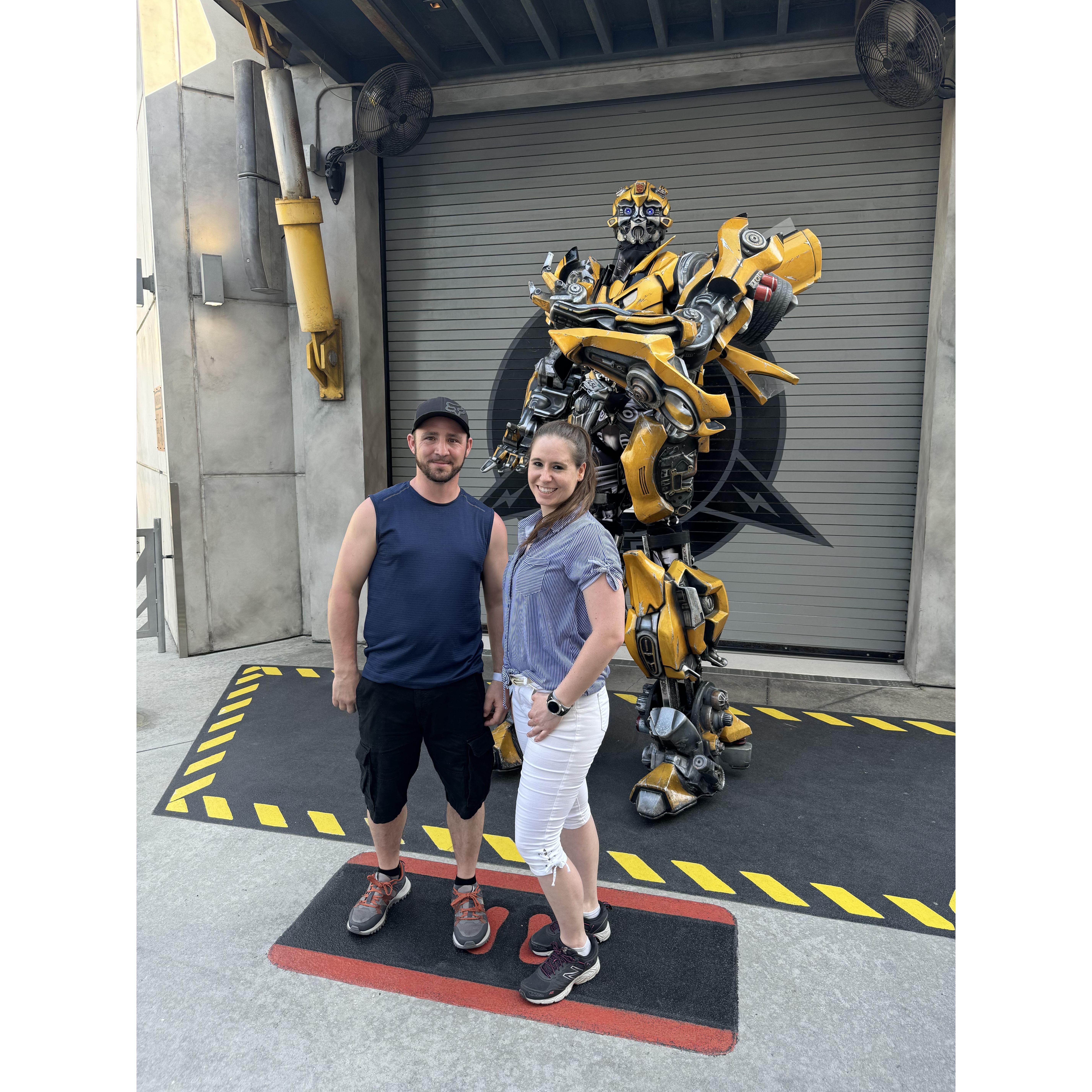 We Met Bumblebee at Universal Studios April 2024