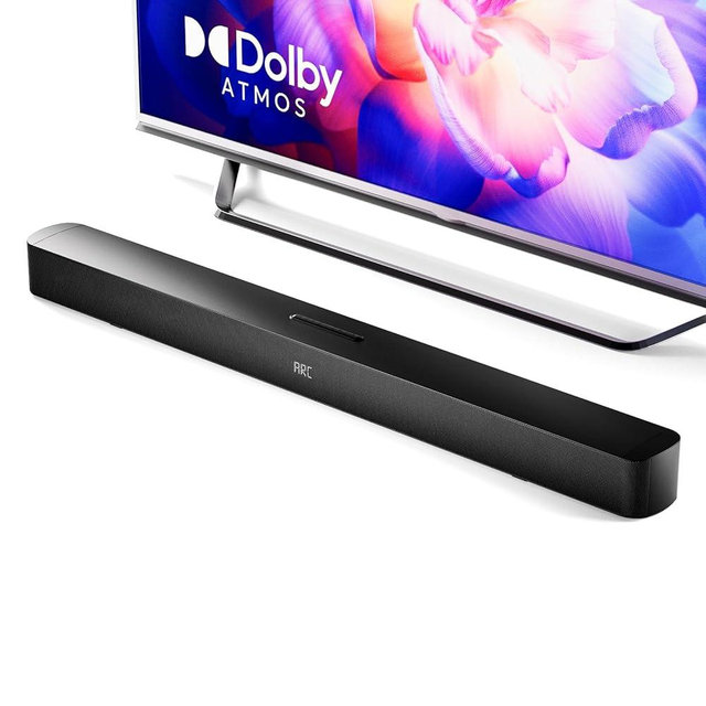 GEOYEAO Soundbar, 2.1 ch Sound Bars for Smart TV with Dolby Atmos, Bluetooth & HDMI-ARC TV Speaker, 190W 3D Home Theater Surround Sound System, Quad Bass & Dual Full-Range Speakers, 2024 Model