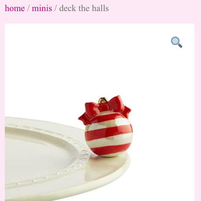 Nora Fleming mini- deck the halls