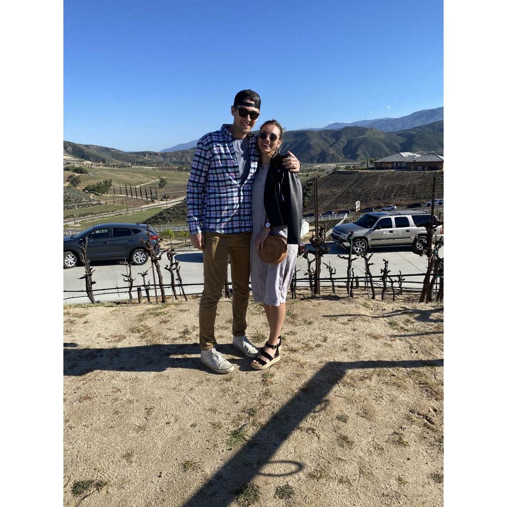 Many trips to the wineries.