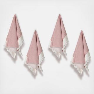 Terry Stripe Kitchen Towel, Set of 4