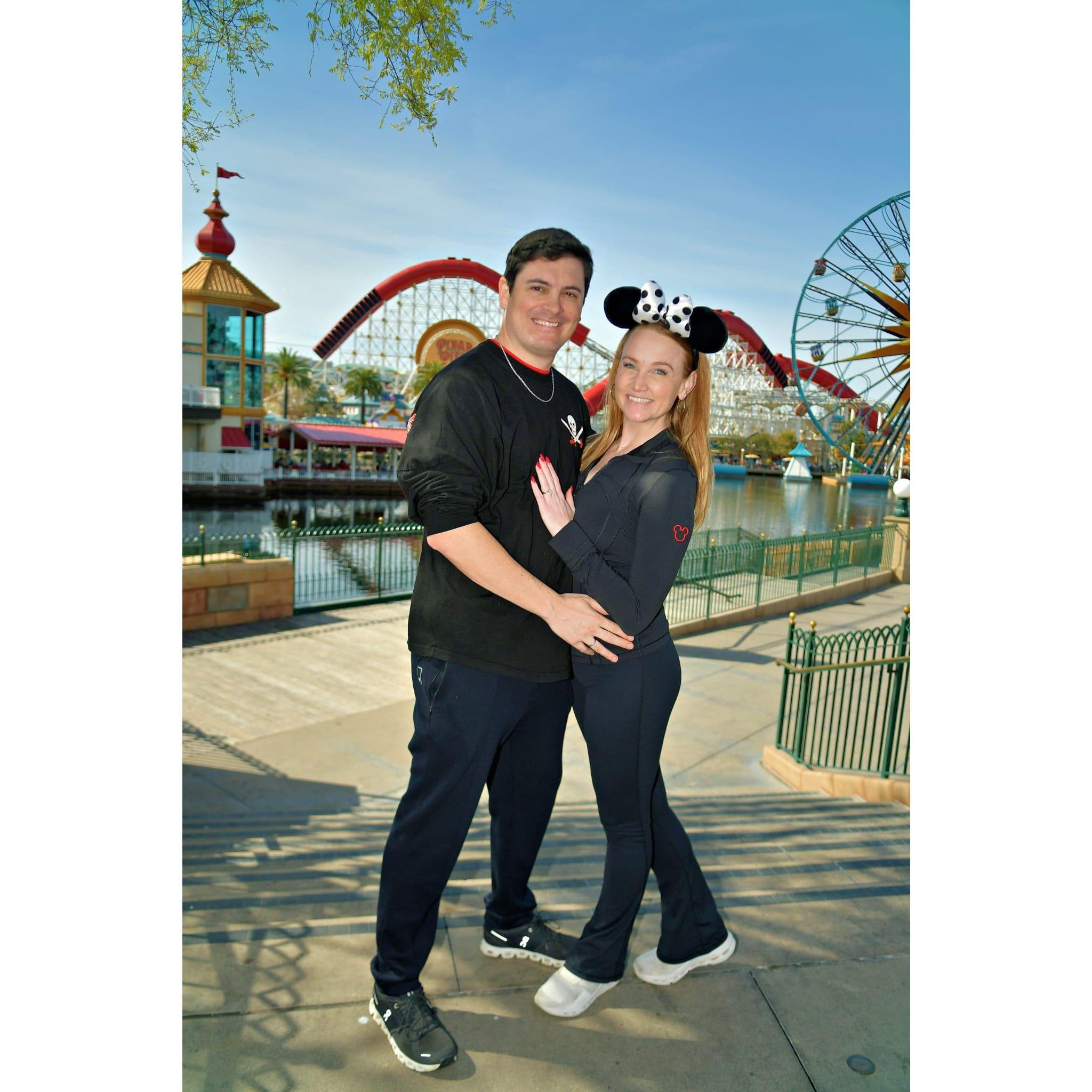 First trip to our favorite place after our engagement!