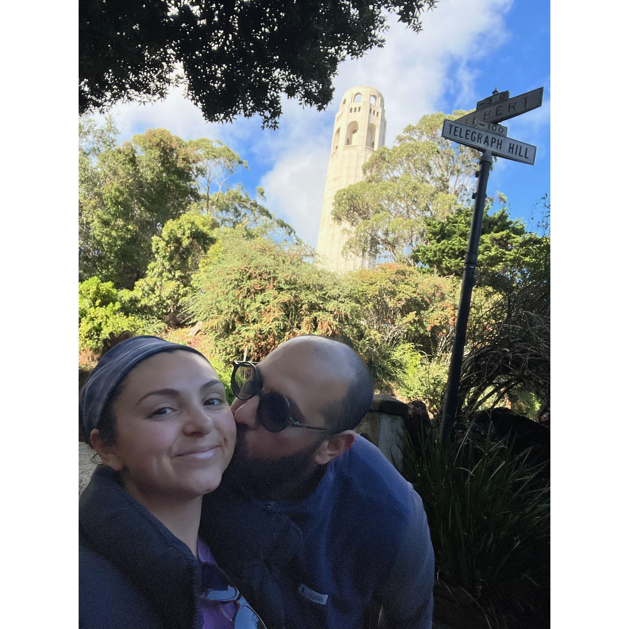 Kisses in Telegraph Hill