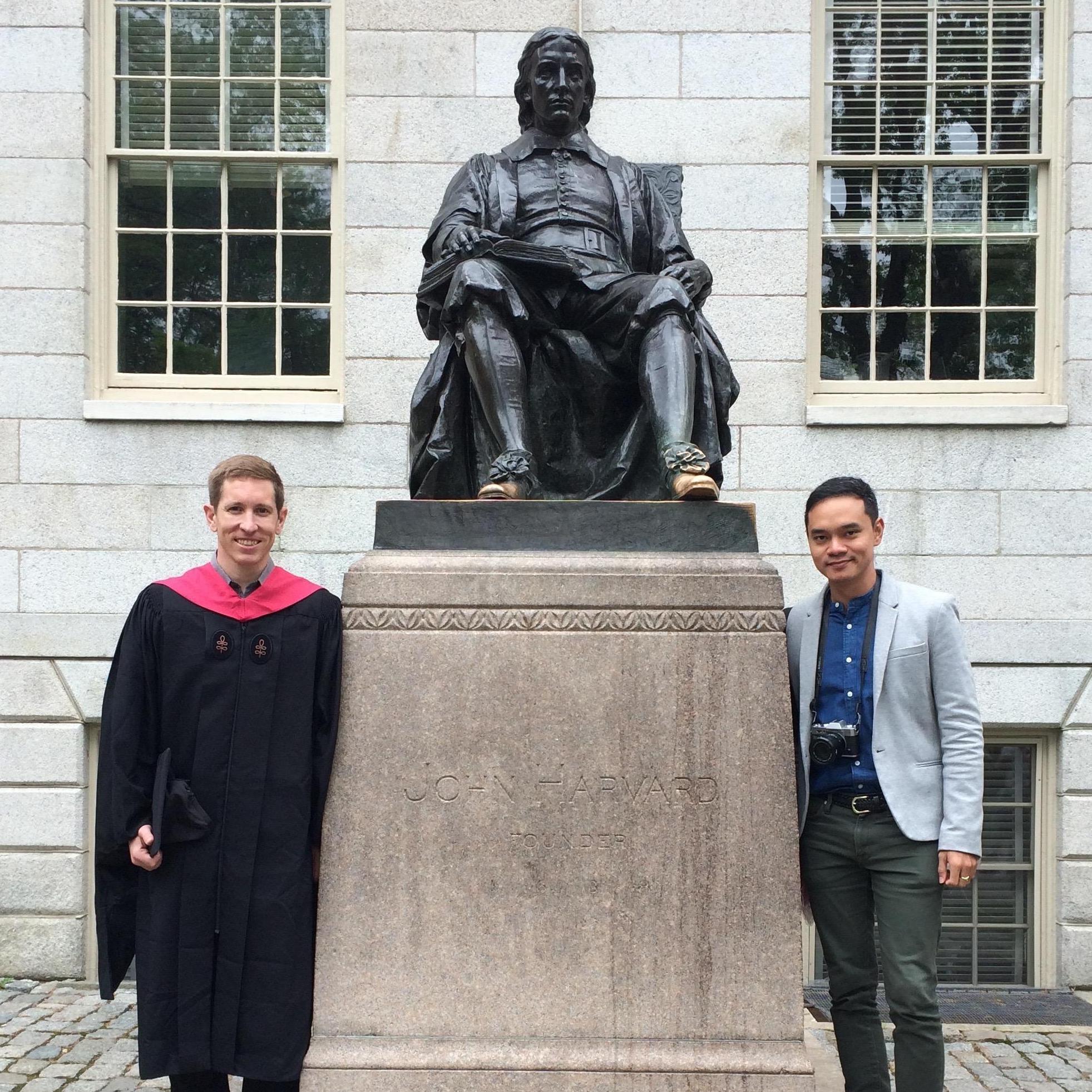 Justin, Ricky, and John Harvard