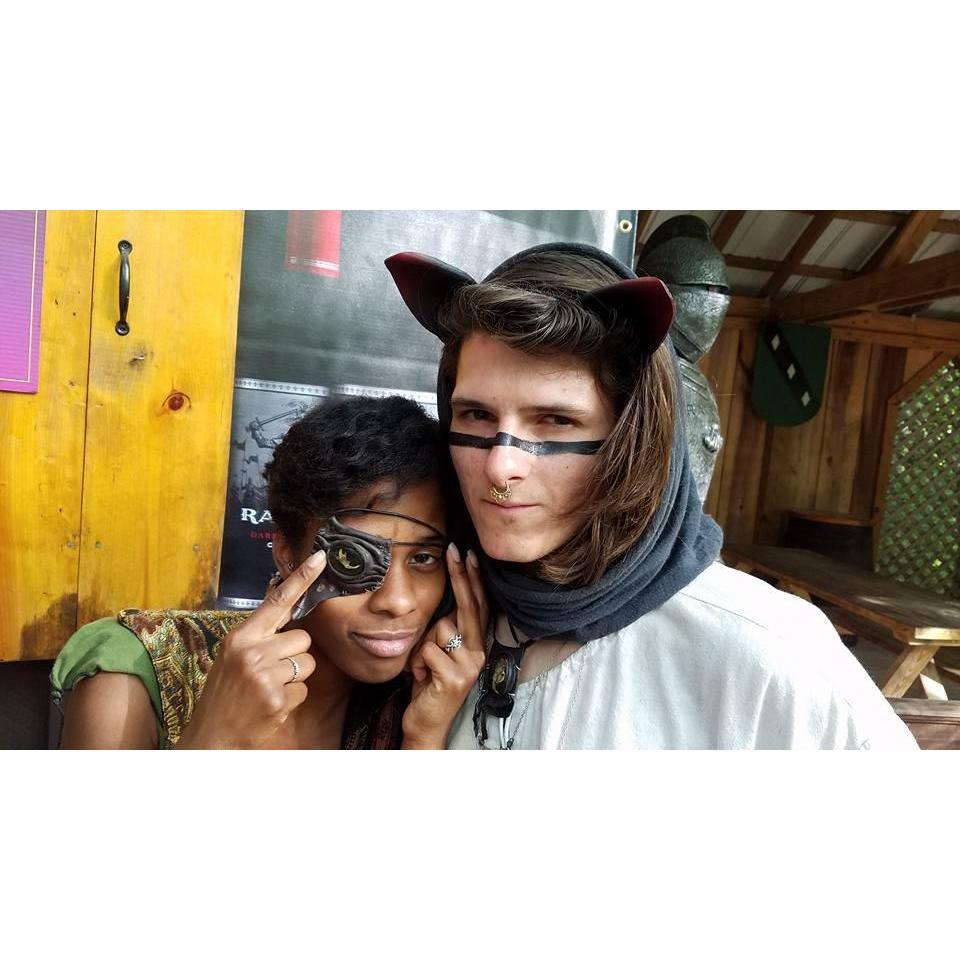 Jake with his friend Patrice at MDRF