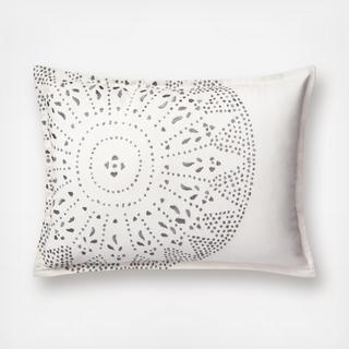 Luke Embroidery Decorative Pillow