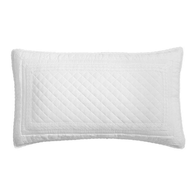 Love Shack Fancy Heart Quilted Sham, Multi, King