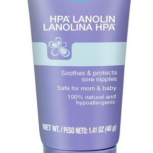 Lansinoh Lanolin Nipple Cream, 100% Natural Lanolin Cream for Breastfeeding, 1.4 oz Tube