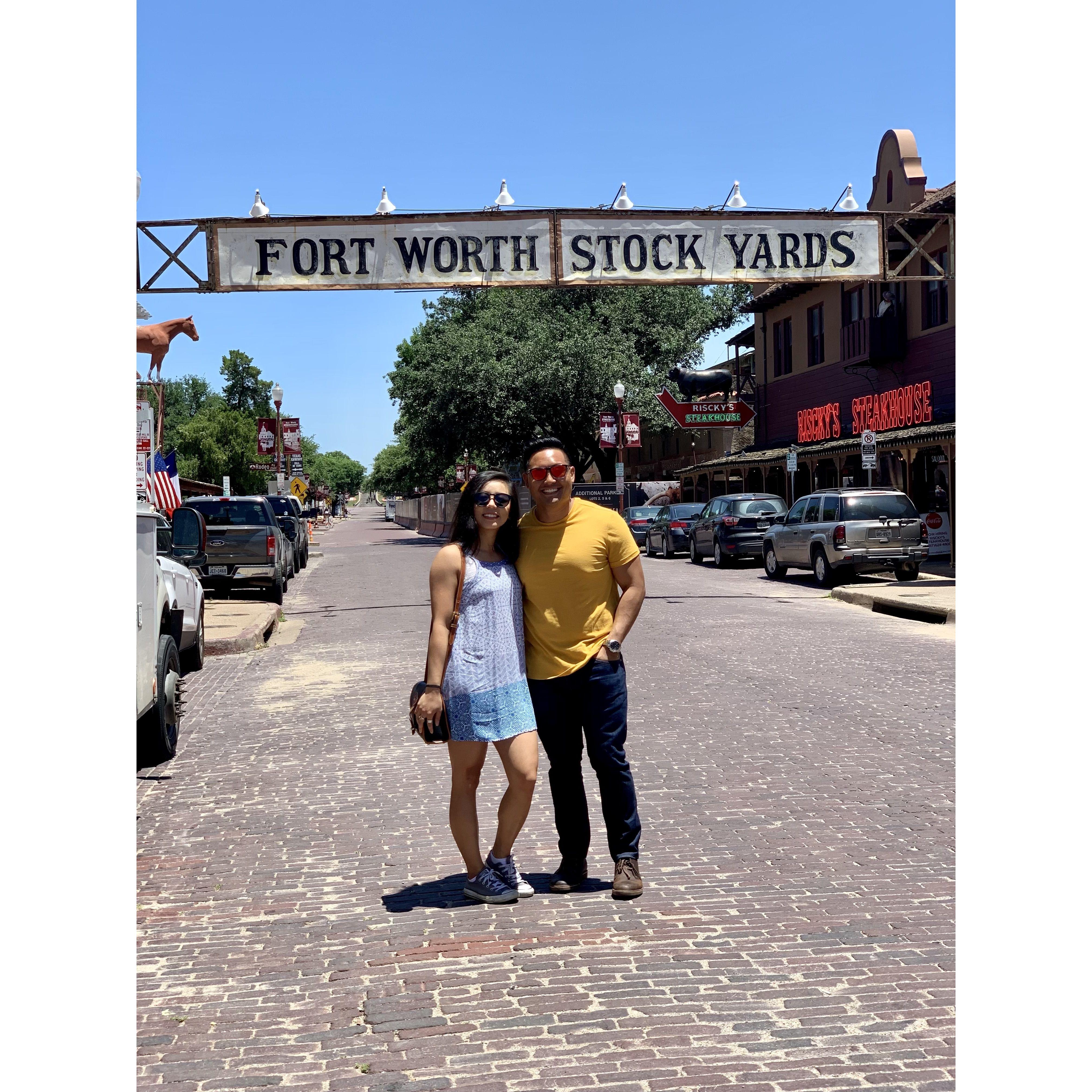 michael's first time in texas