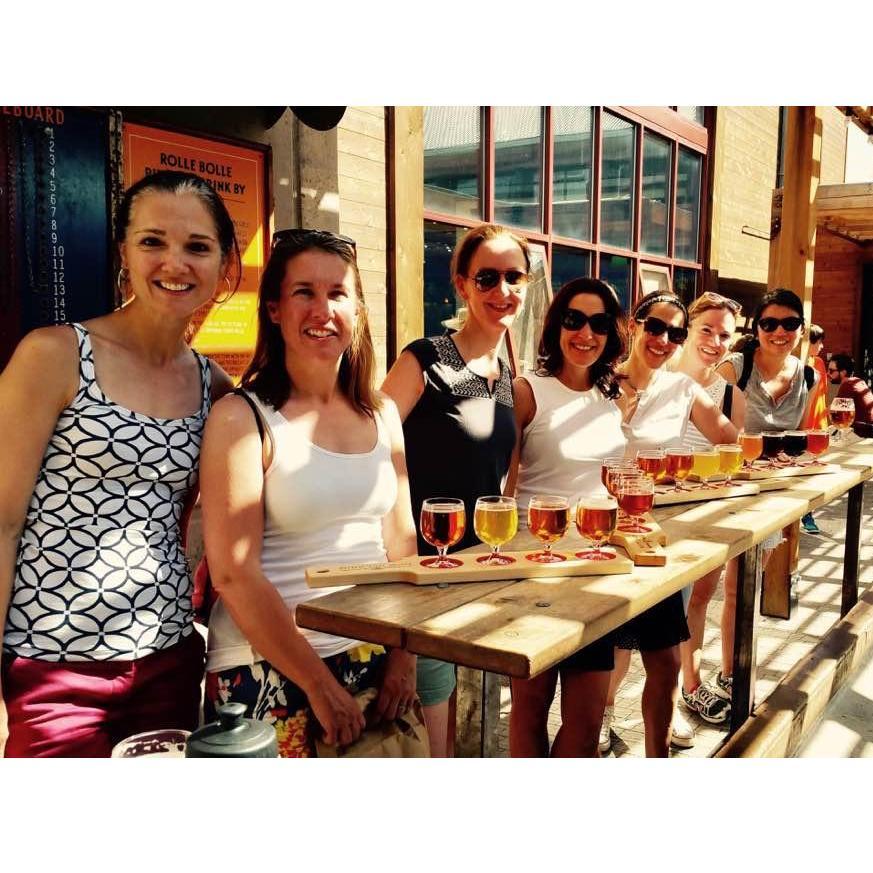 Brian has taught Julie well. She now even goes to breweries on her own with tha Colgate Girlz.