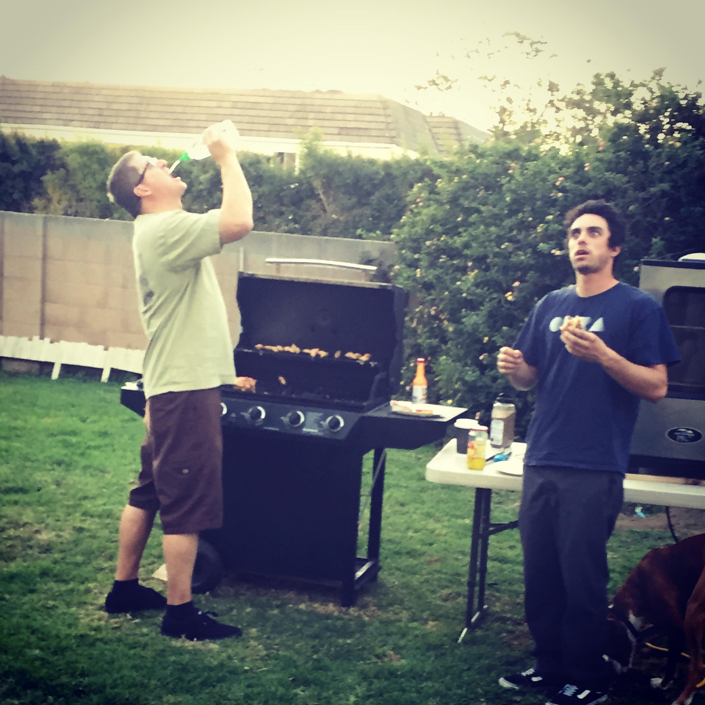 Backyard BBQing