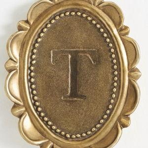 Louisa Monogram Gallery Wall Charm, letter T