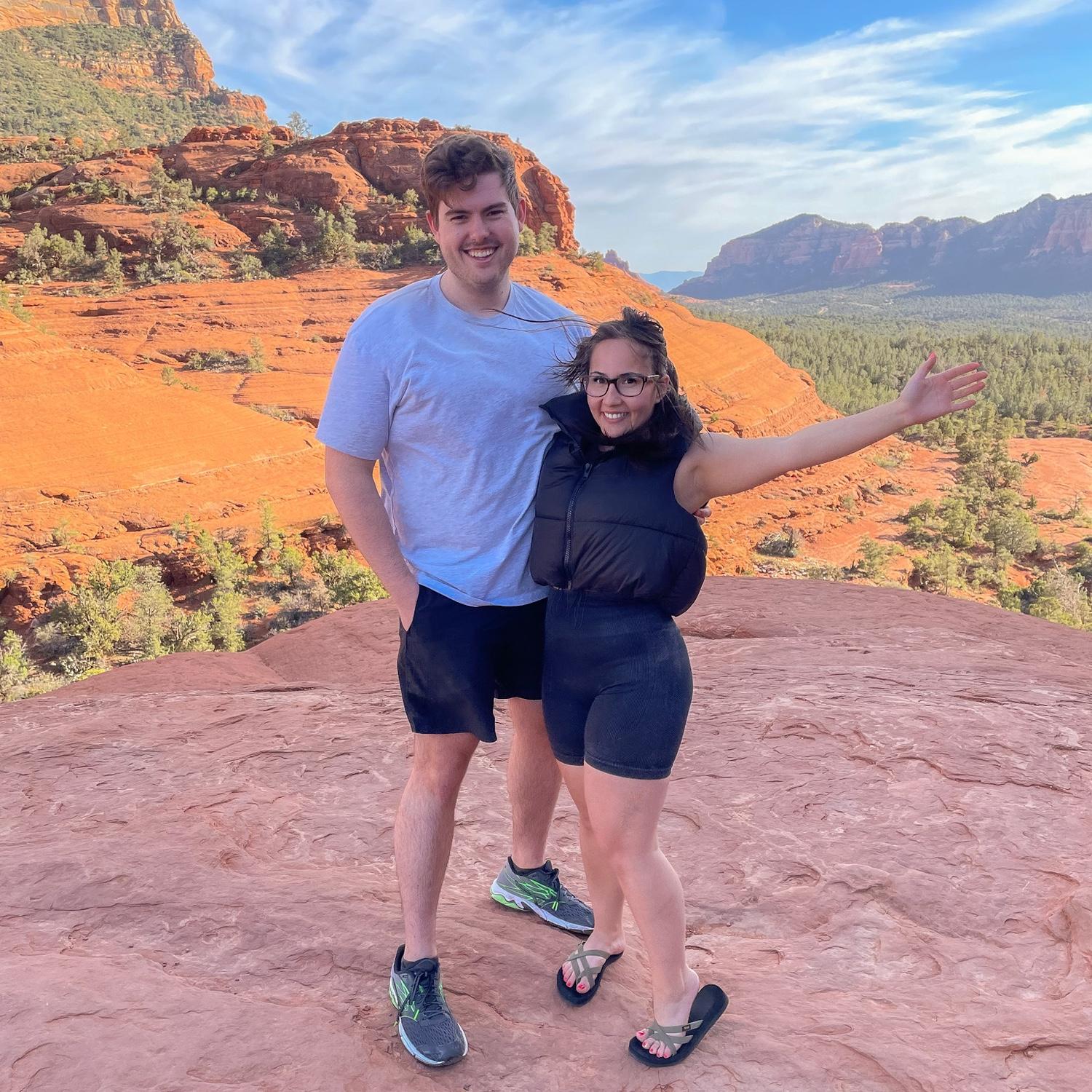 First trip to Sedona. 2 years before Don proposed here!