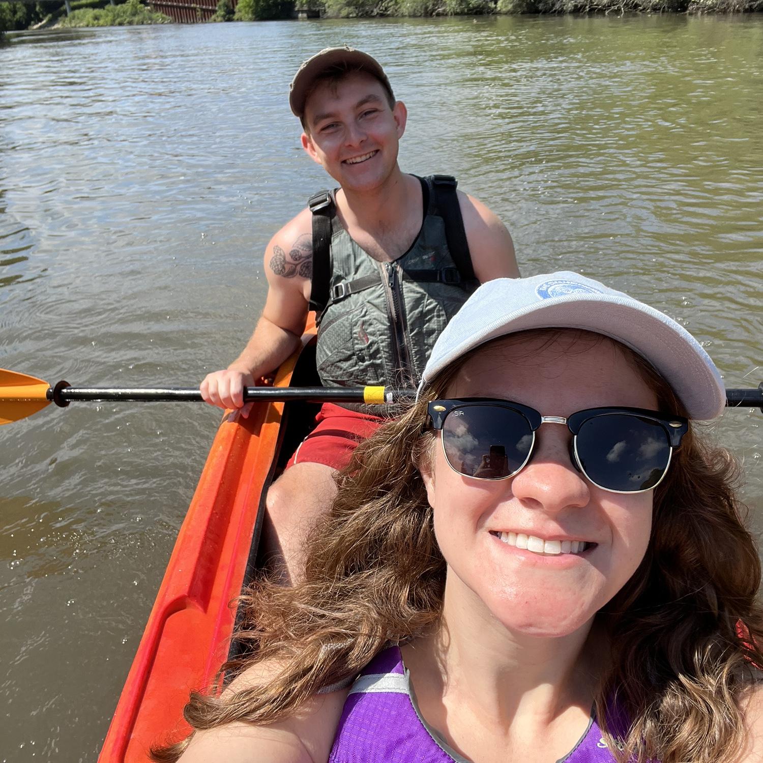 Summertime kayaking on the Chicago River!