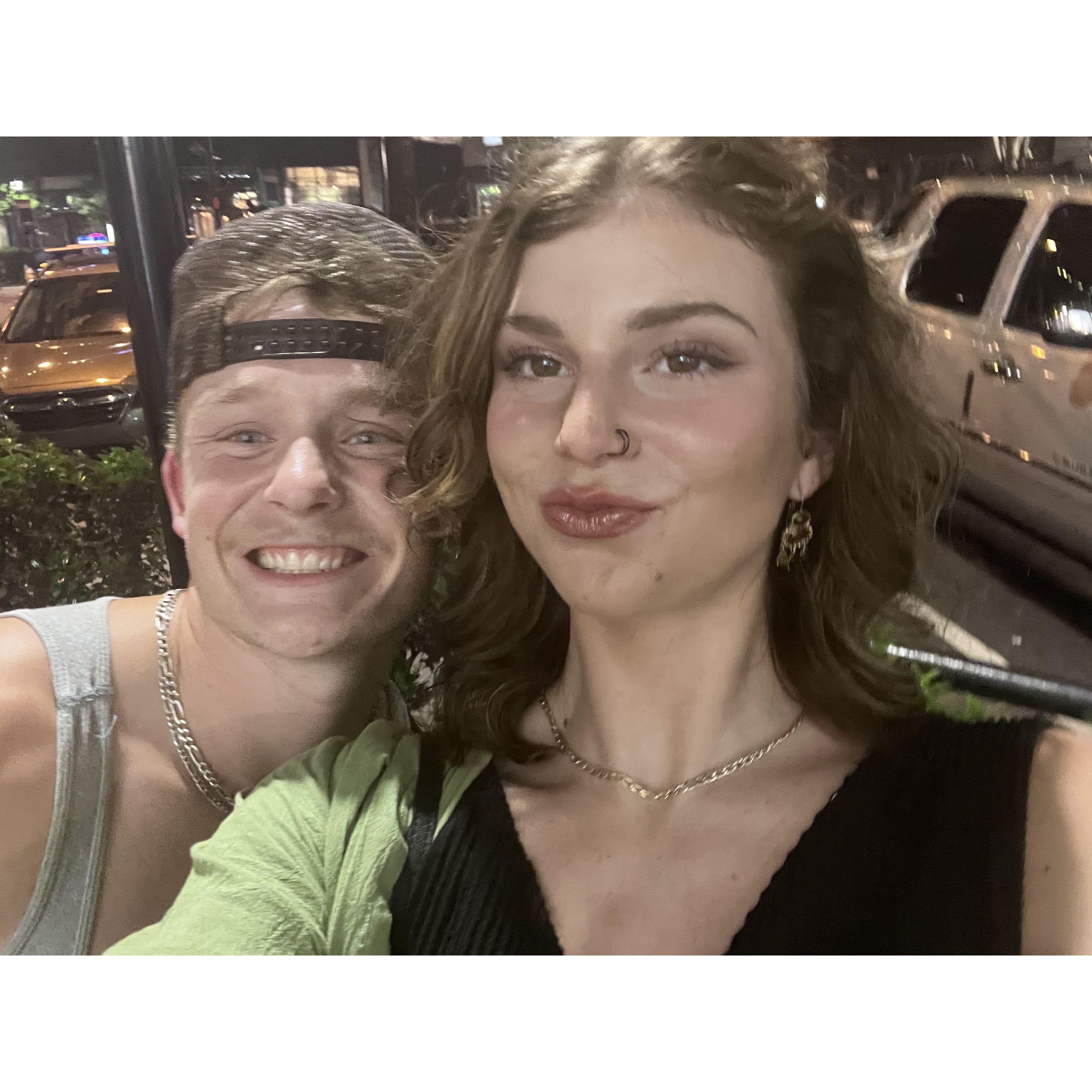 First date night living in South Carolina!