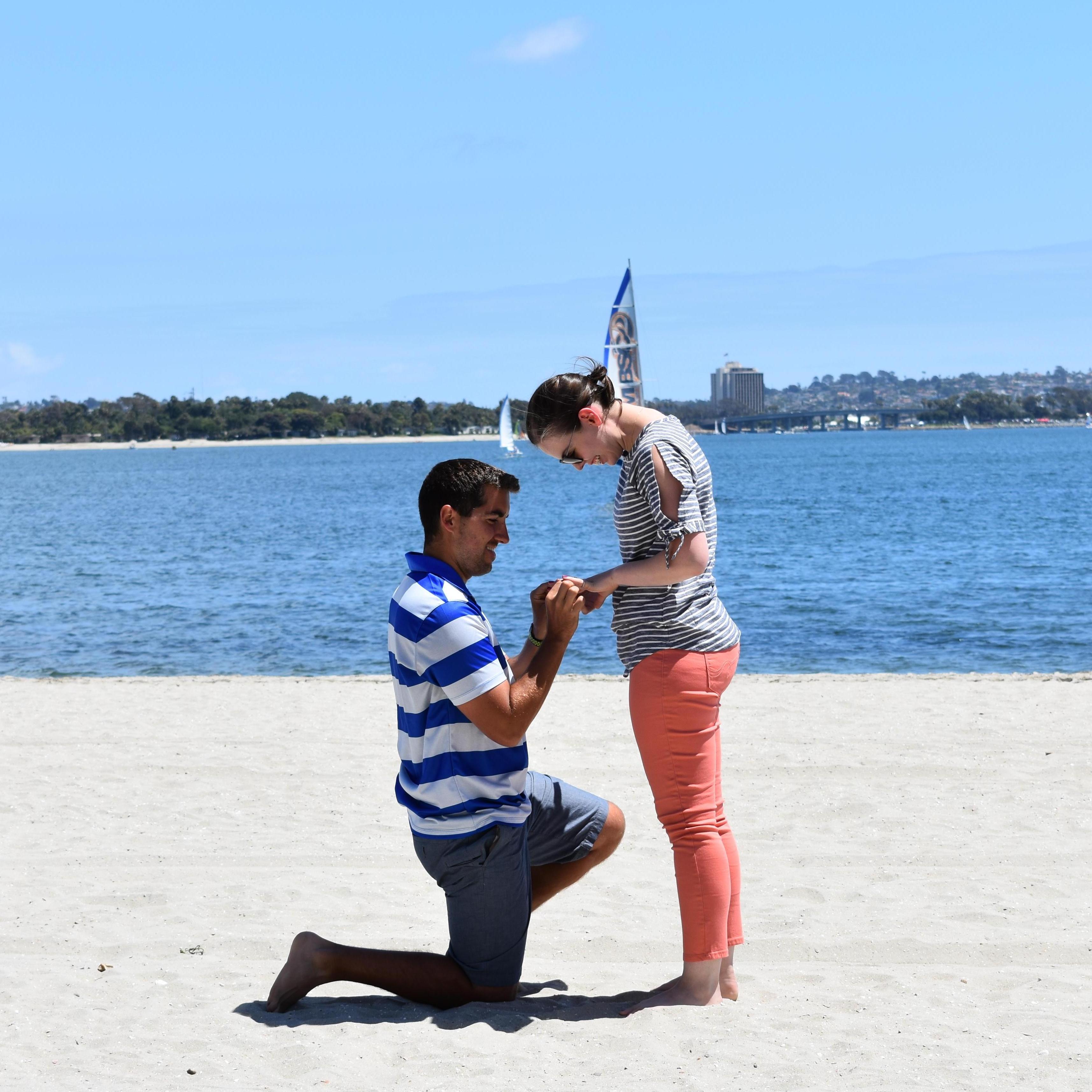 June 17, 2018 | The moment he proposed.