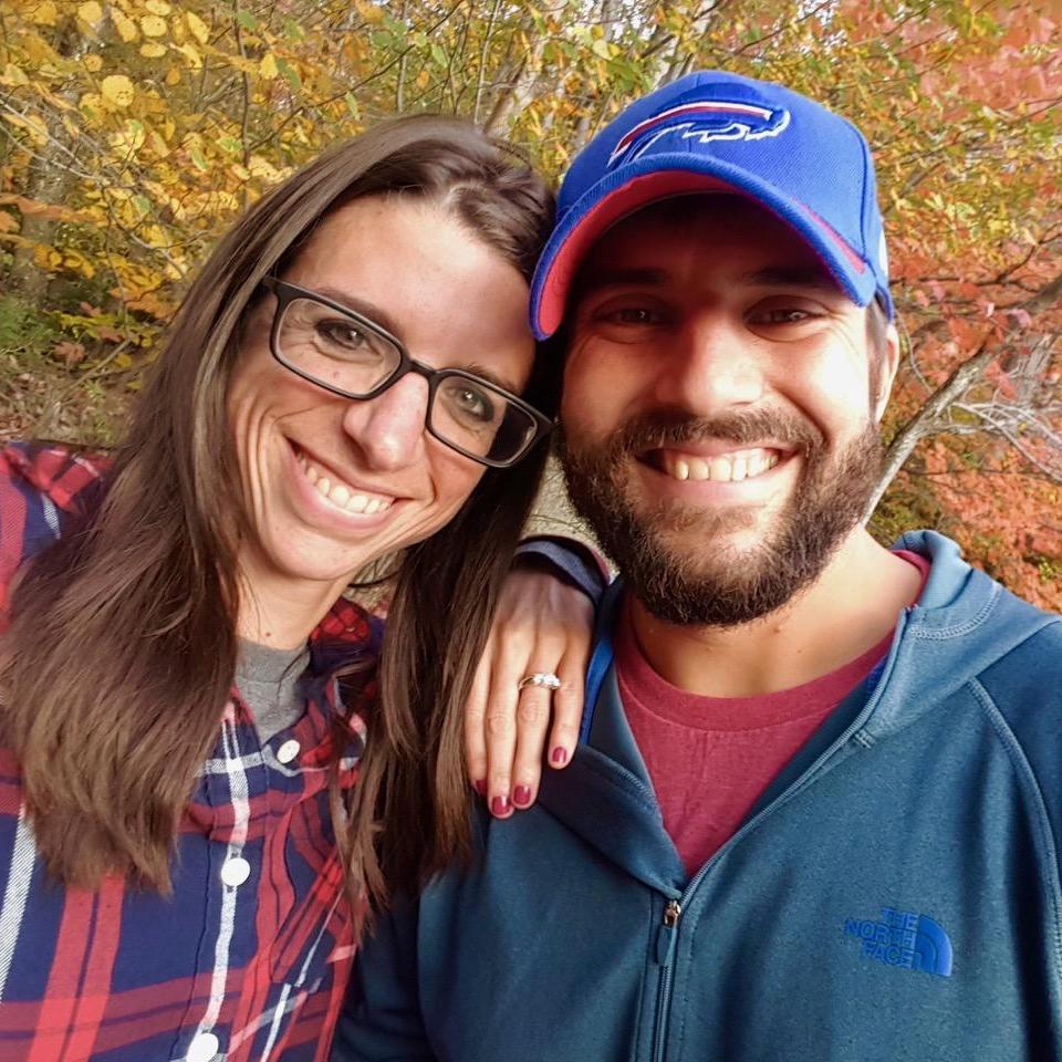 Taken up in the Adirondacks, the day we got engaged.