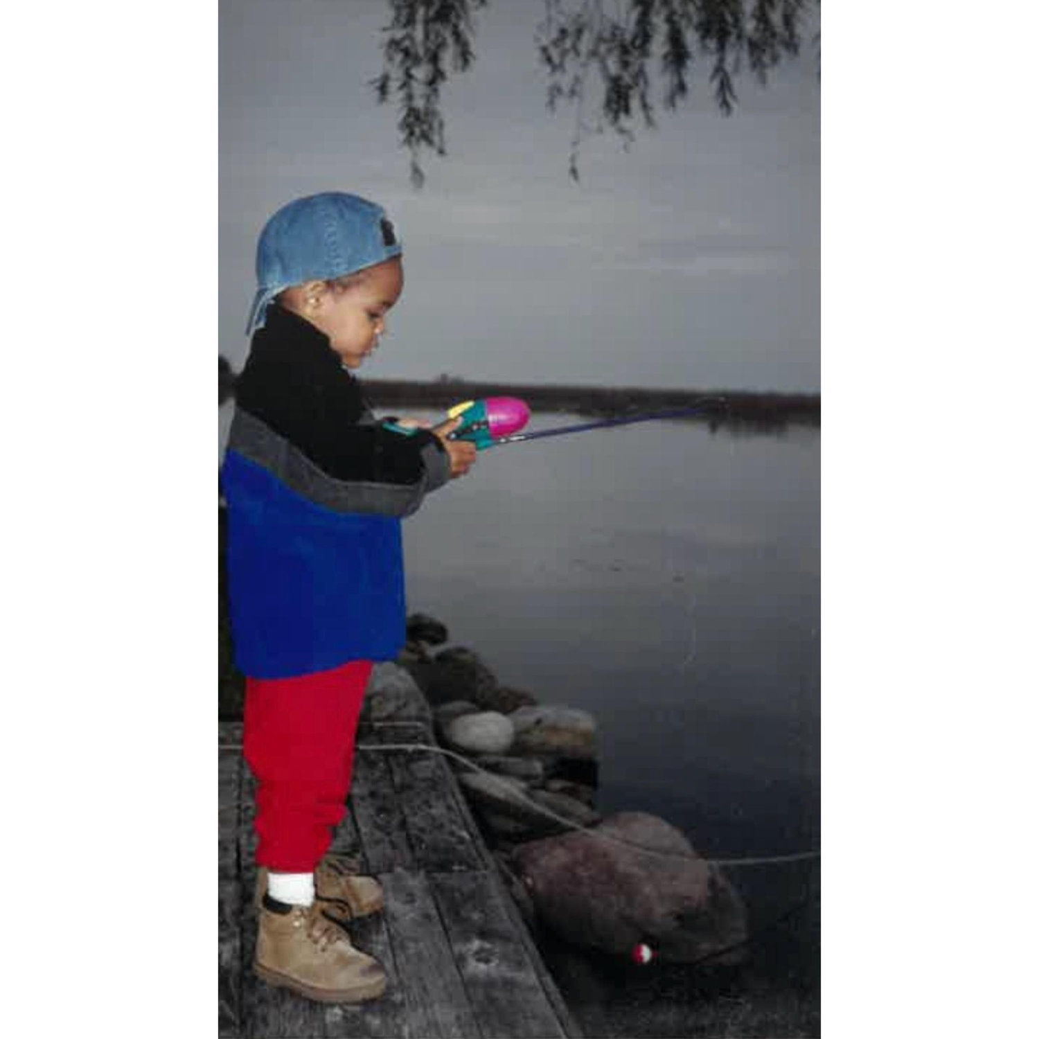 Little Caleb fishing! 🎣