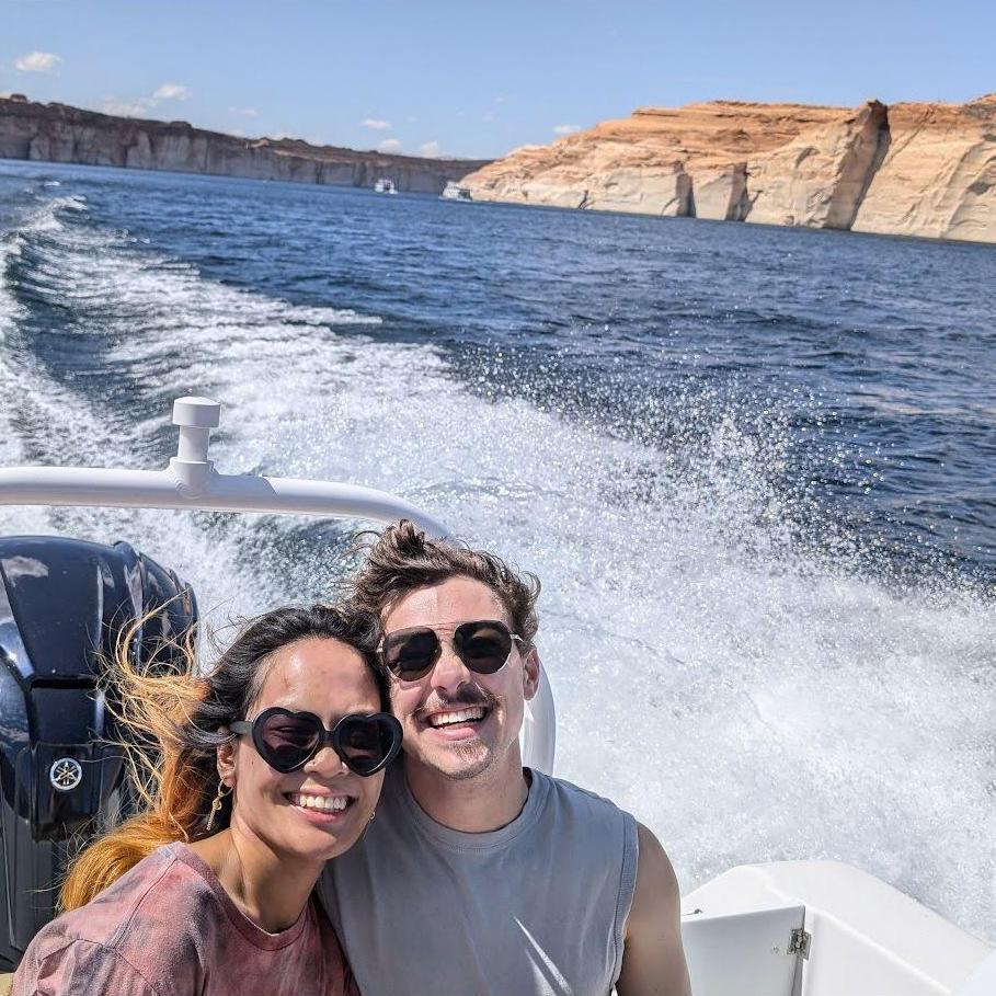 Smiling at Lake Powell!!