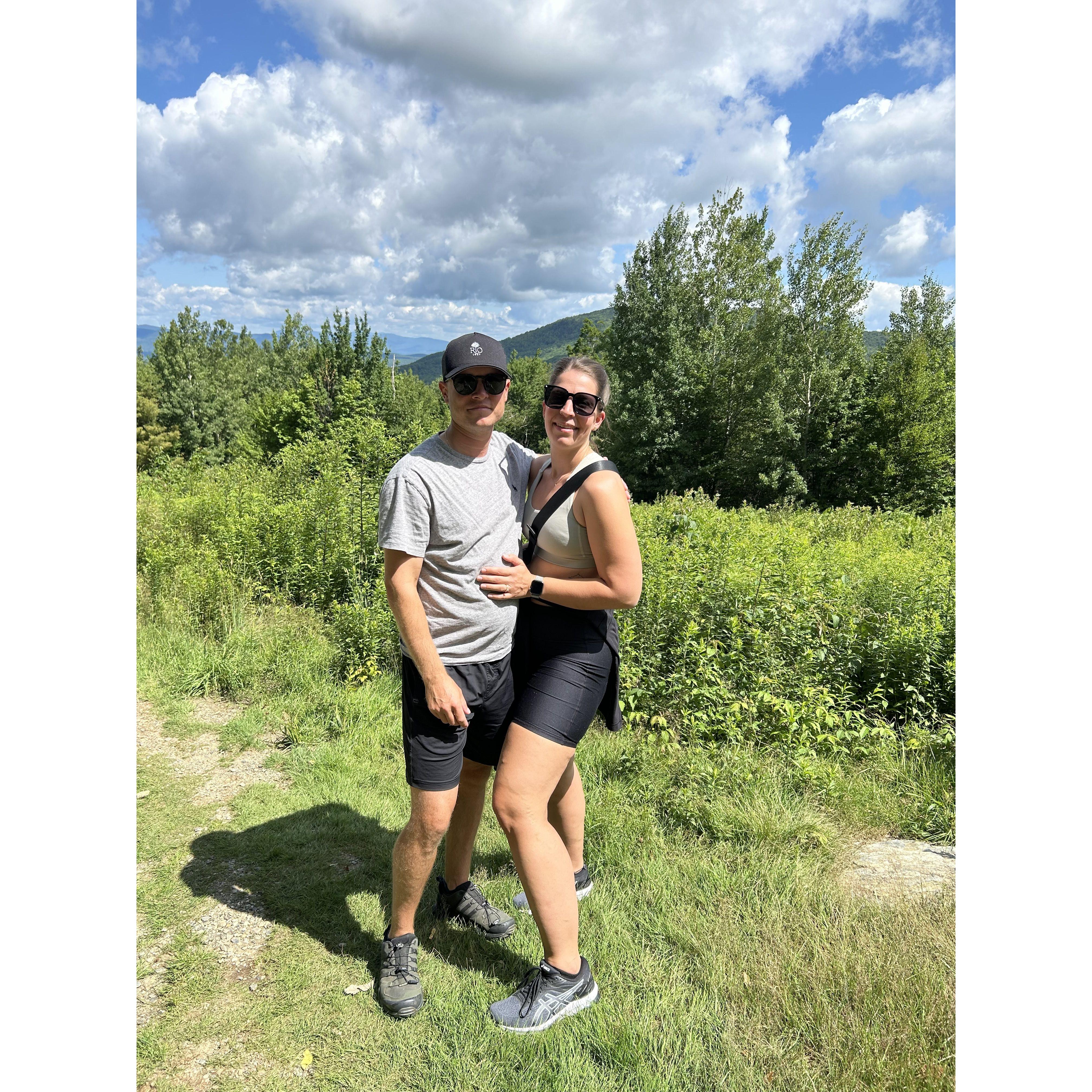 Hiking is great.