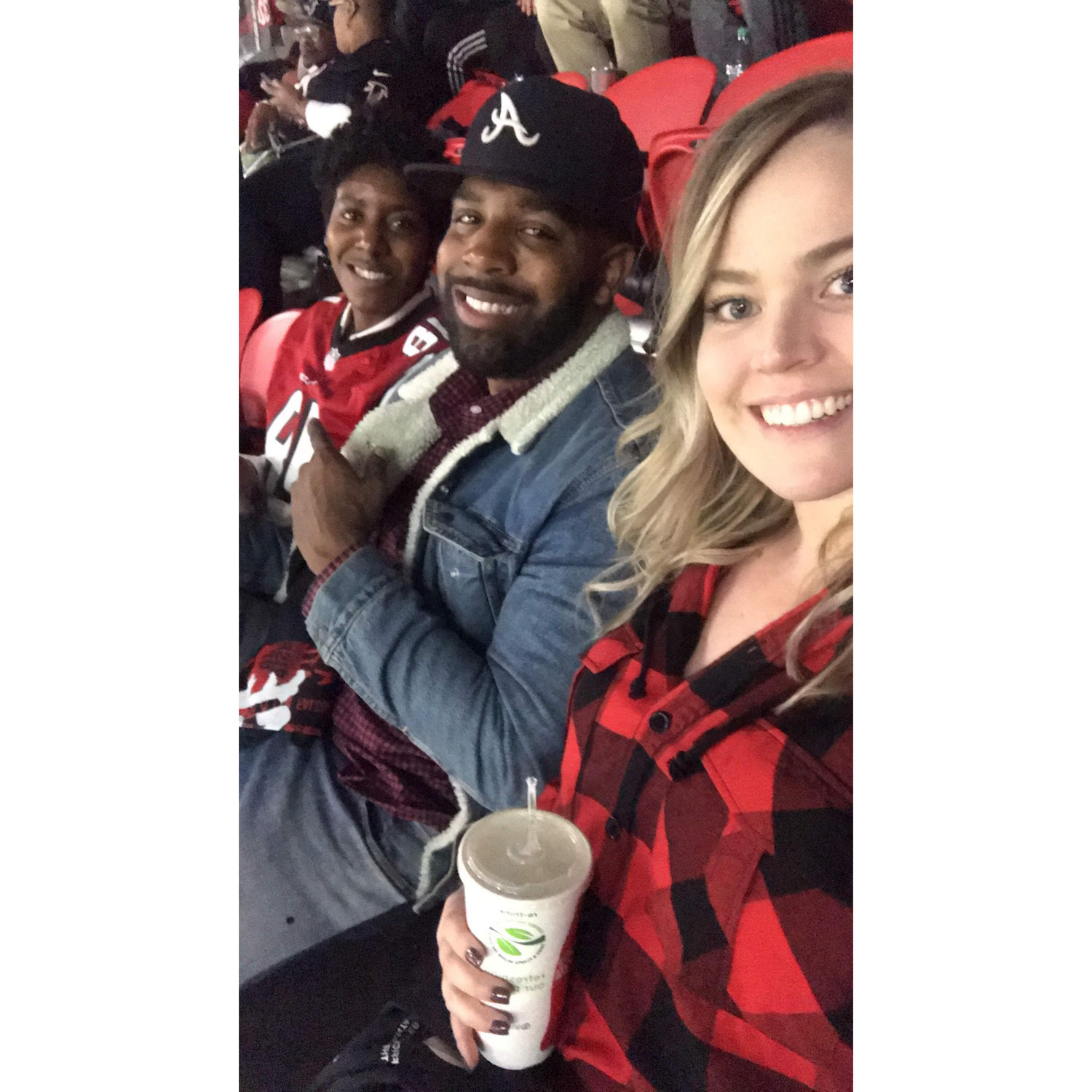 In Atlanta at the Falcons game! Thanksgiving 2019