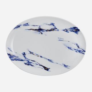 Marble Azure Oval Platter