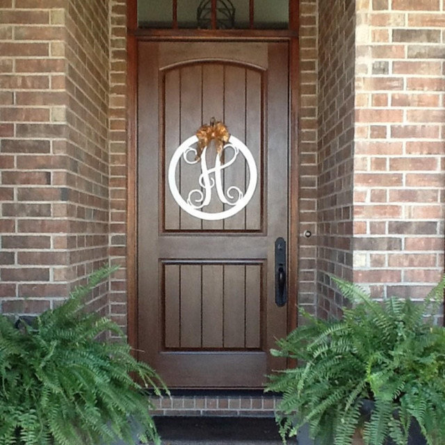 Monogram Door Hanger, Monogram Door Wreath, Initial Door Hanger, Wooden Monogram, Wooden Letters Wall Hanging, Wedding gift