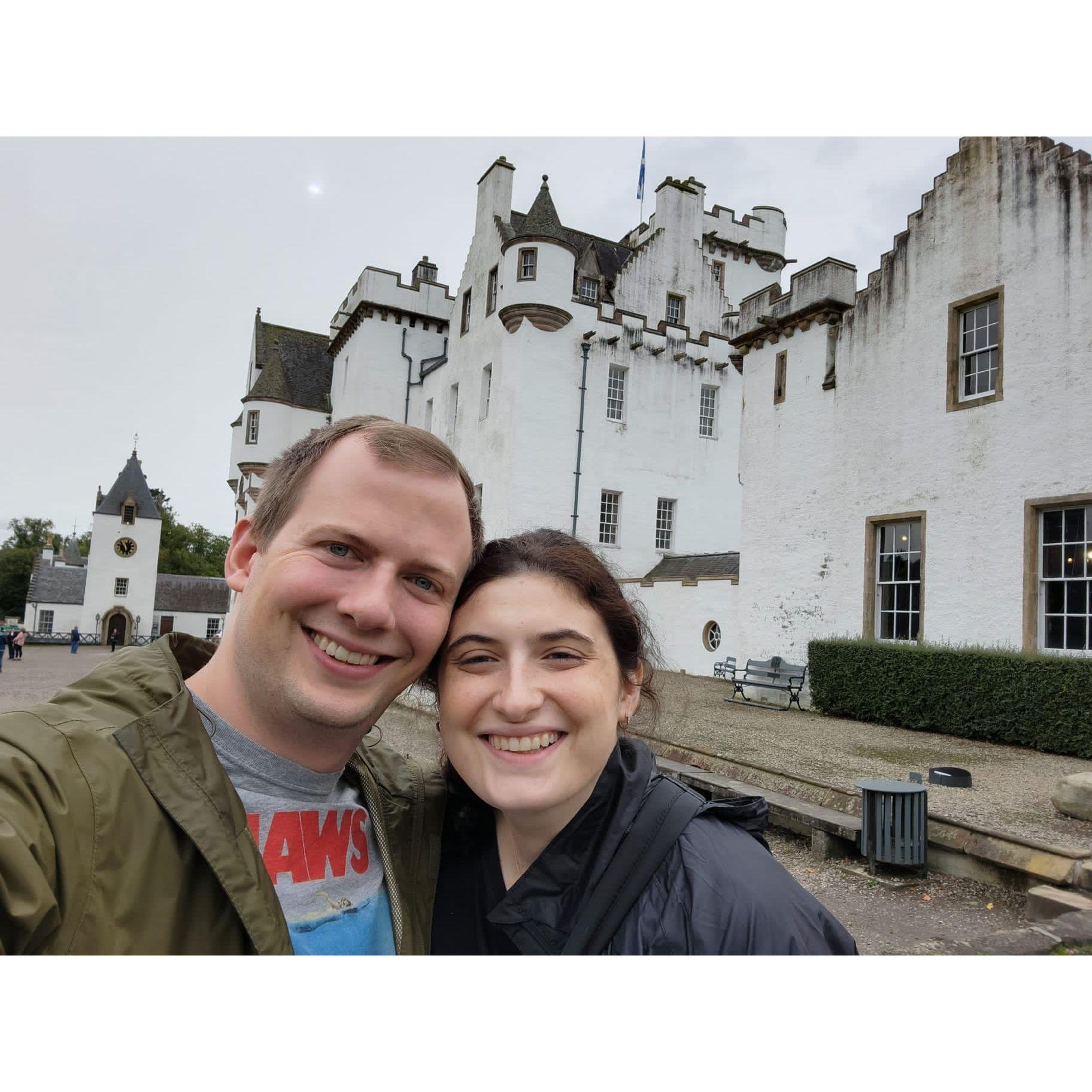 One of the beautiful castles we saw in Scotland