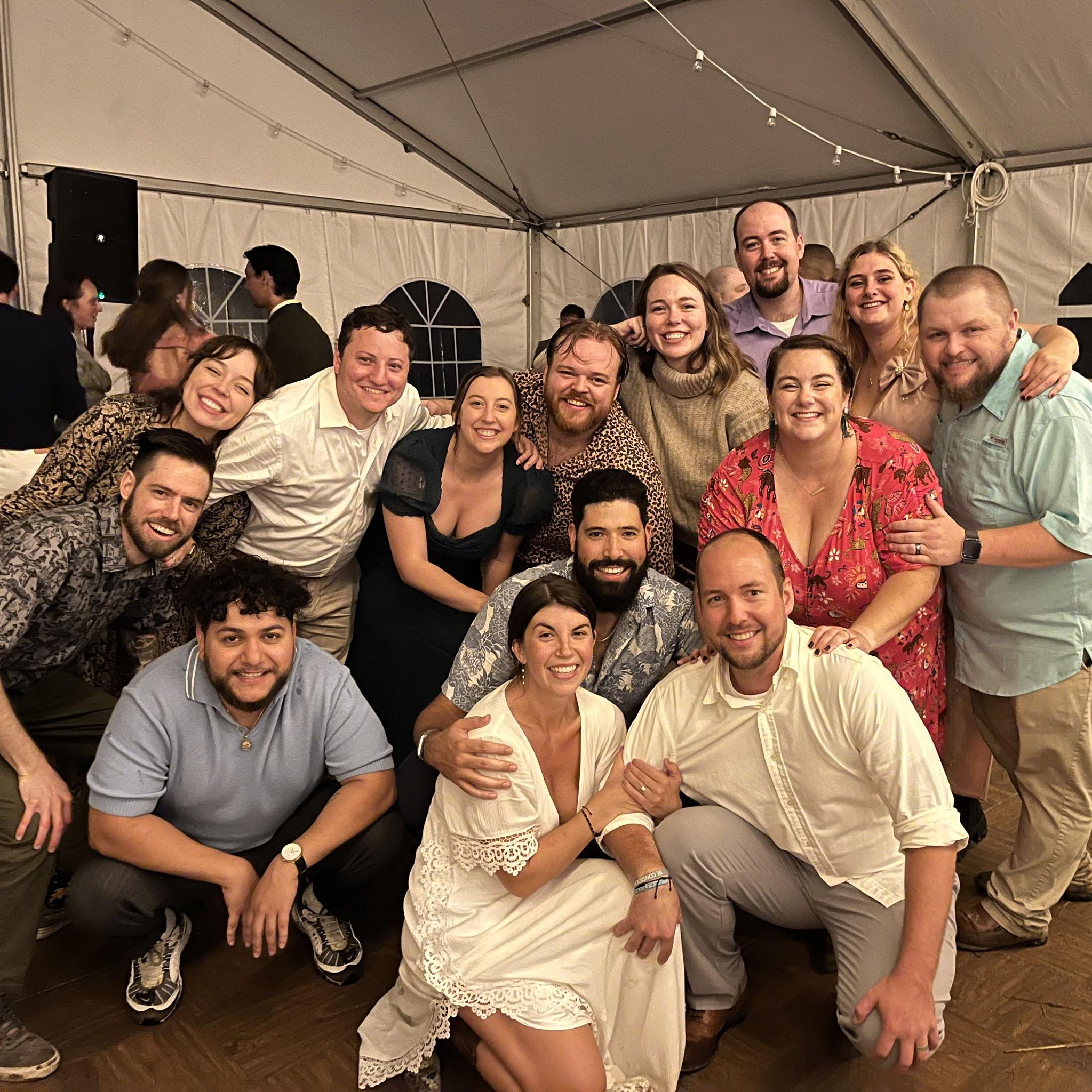 Gathered all the Cooke cousins for a family photo while celebrating Steven and Skye, October 2023