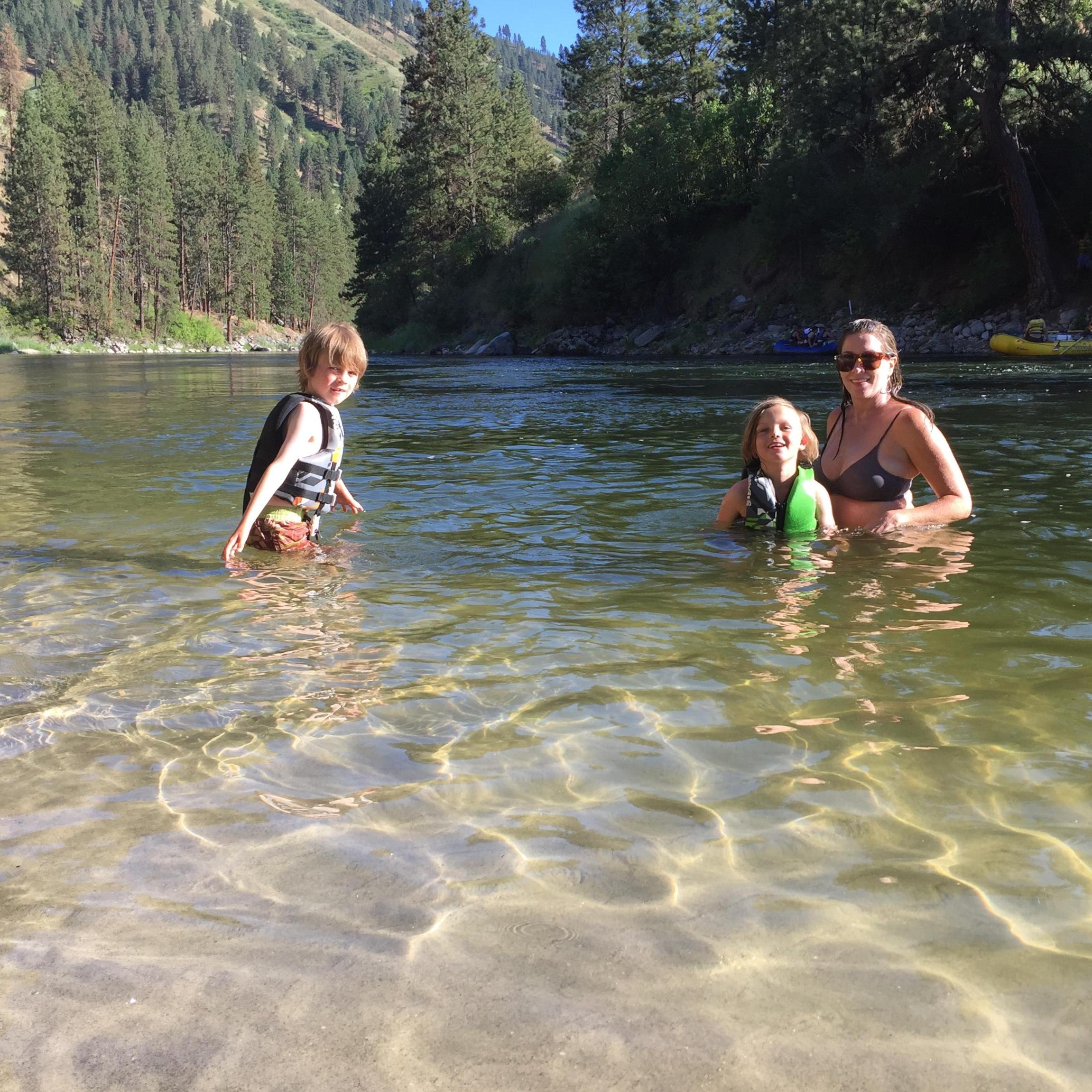 Swim time at our favorite spot!