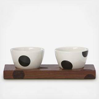 Deco Dot 3-Piece Salt & Pepper Pot Set