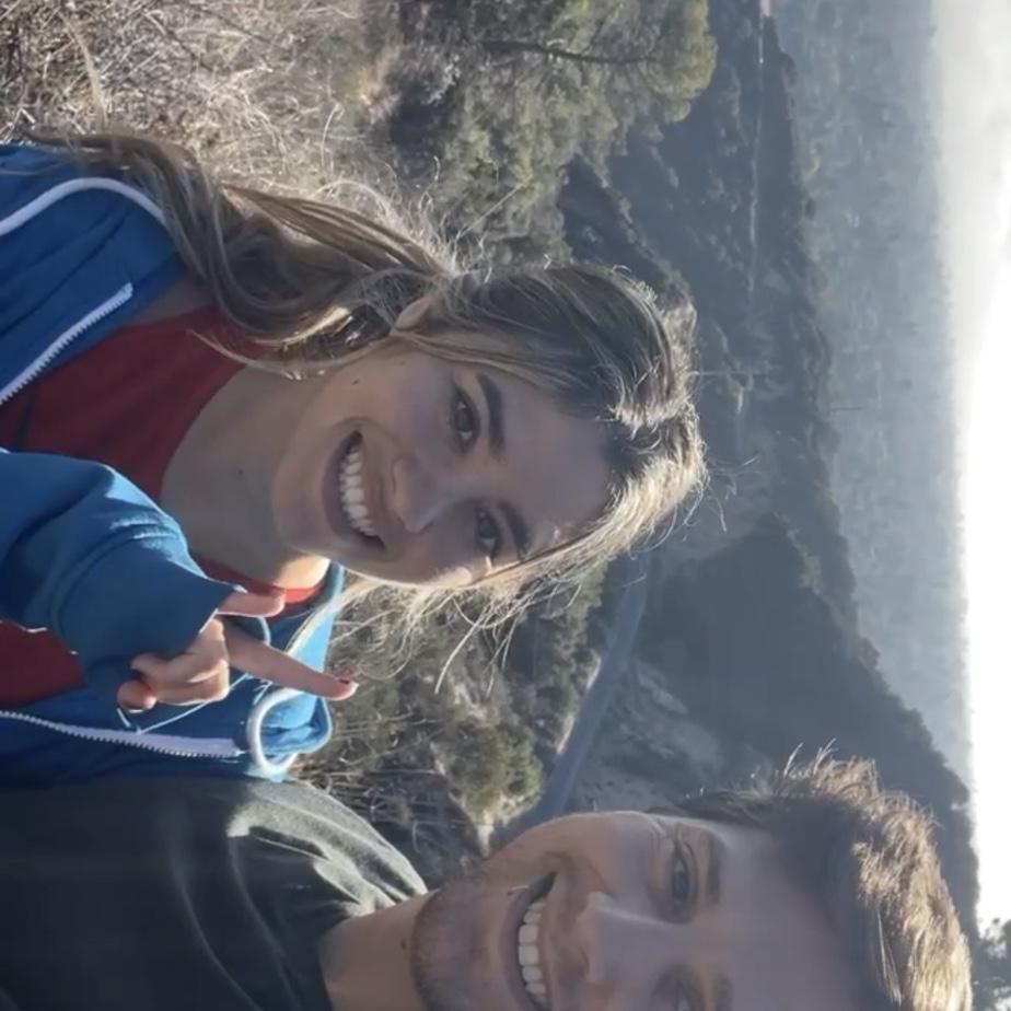 Hiking date while we were long distance