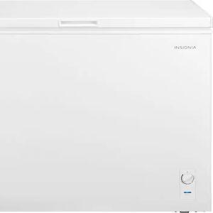Insignia™ - 10.4 Cu. Ft. Garage-Ready Chest Freezer - White