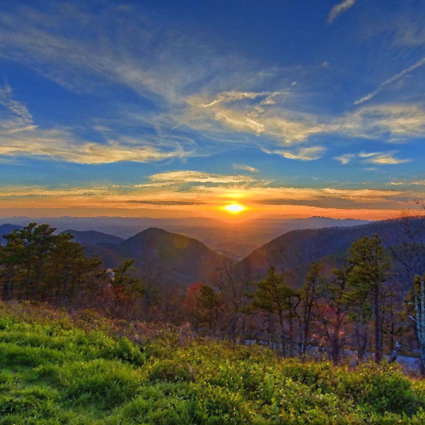 Sun over the Mountains