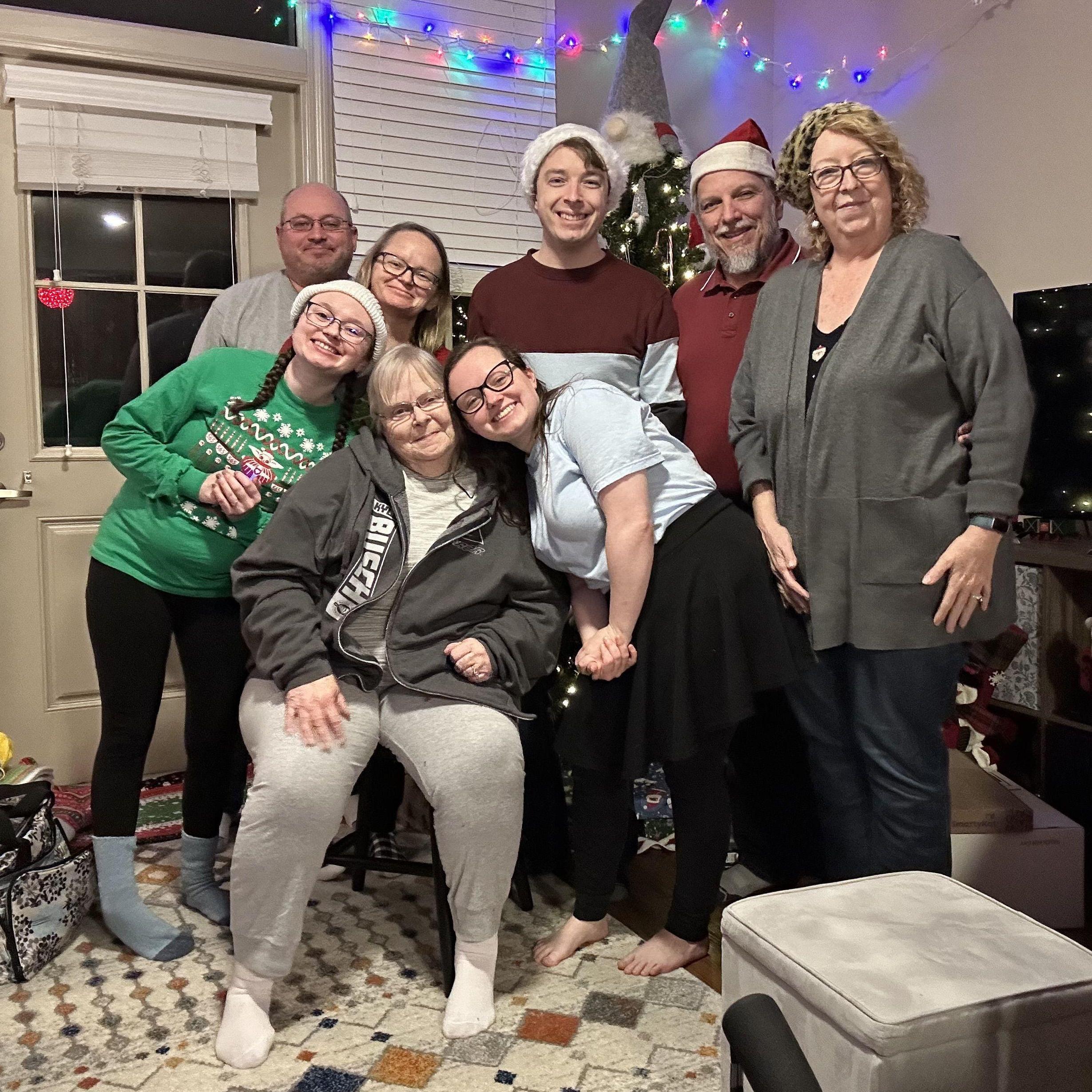 And APPARENTLY my Nana came down from IOWA? I was so shocked that I cussed her out and slammed the door in her face. Then I cried and hugged her of course. I love you! (12/22/2023)